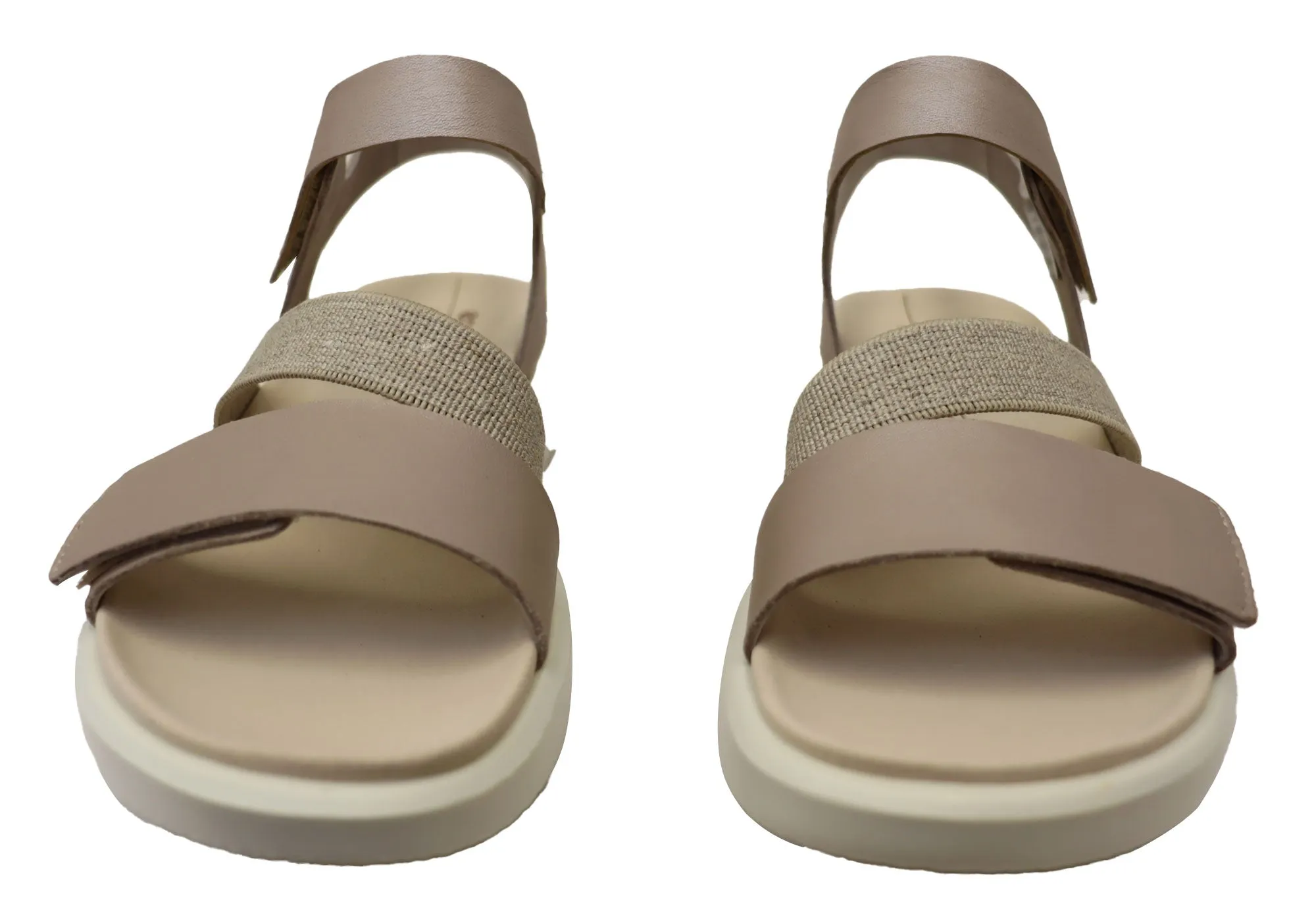 ECCO Damen Flowt Bequeme Ledersandalen ECCO Schuhe