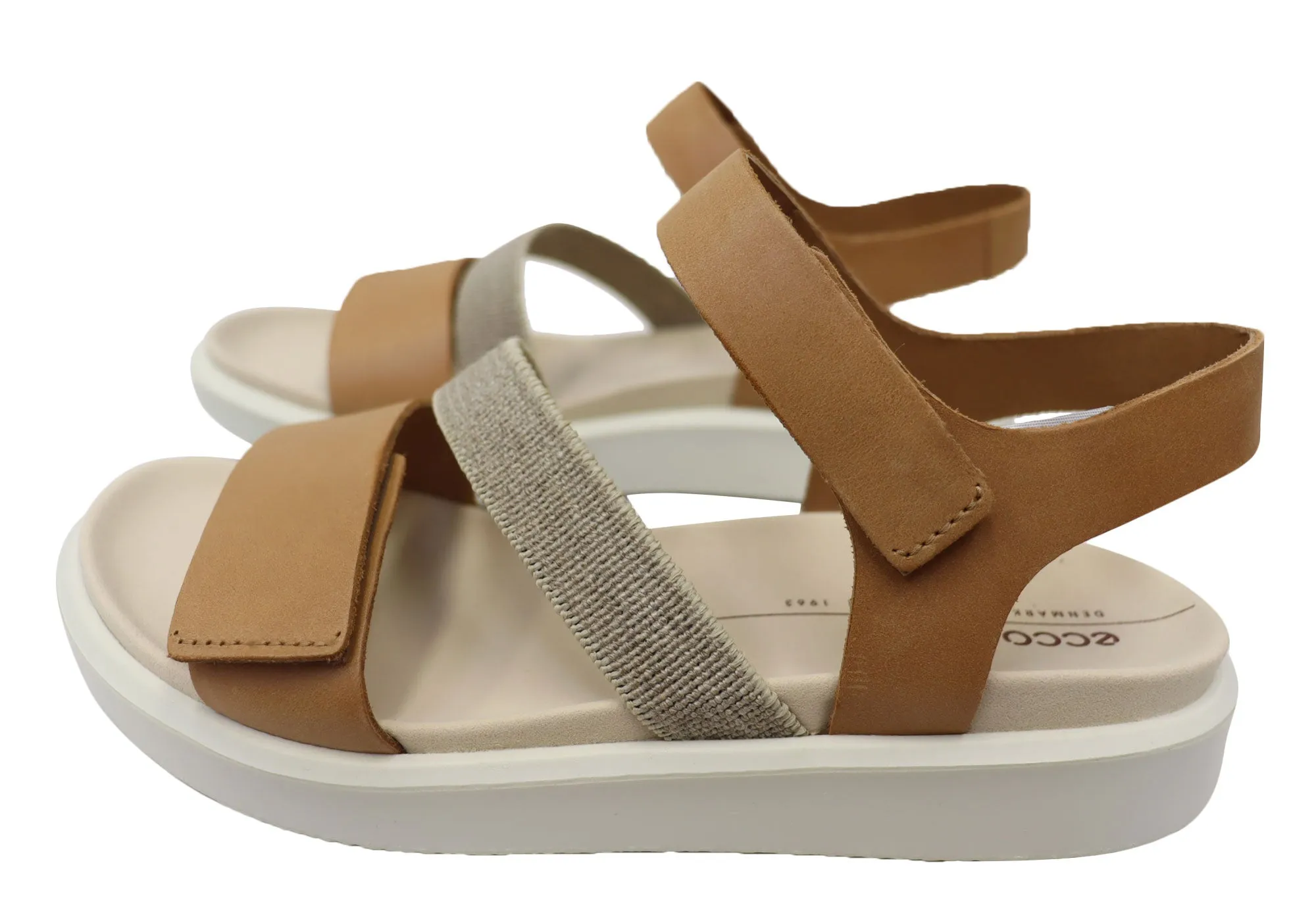 ECCO Damen Flowt Bequeme Ledersandalen ECCO Schuhe