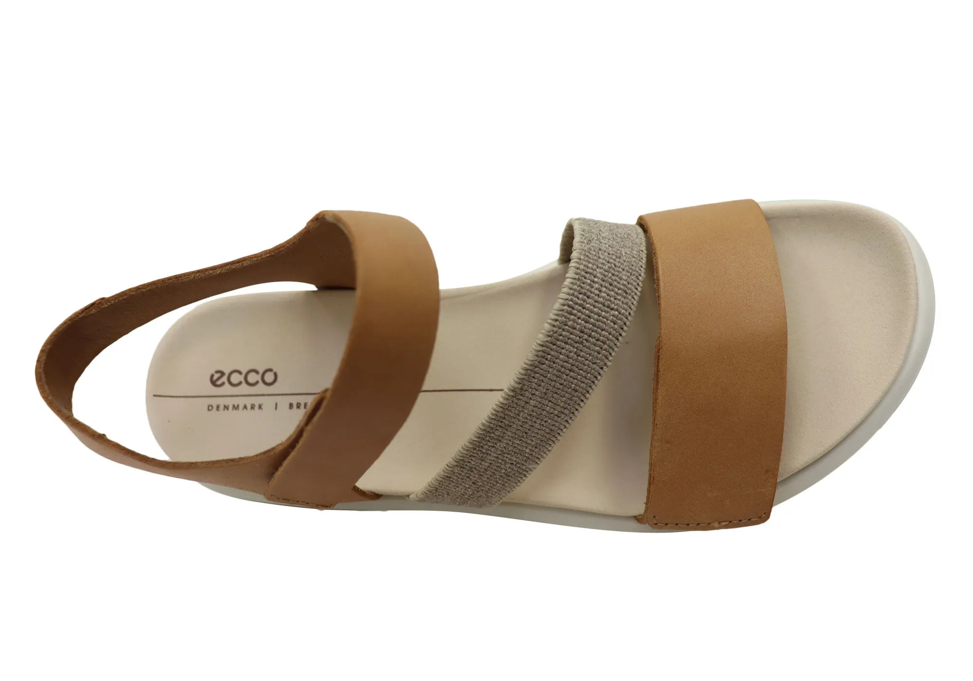 ECCO Damen Flowt Bequeme Ledersandalen ECCO Schuhe
