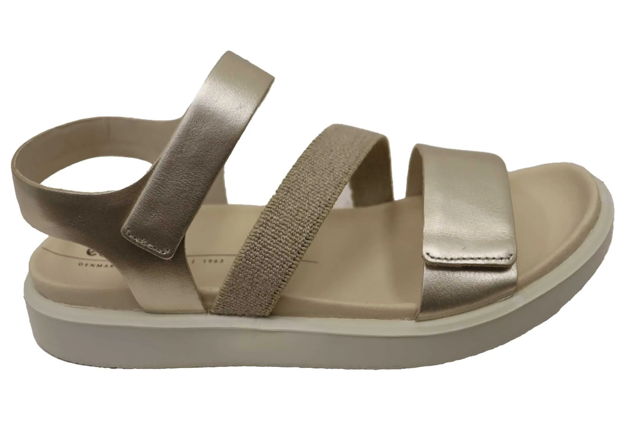 ECCO Damen Flowt Bequeme Ledersandalen ECCO Schuhe
