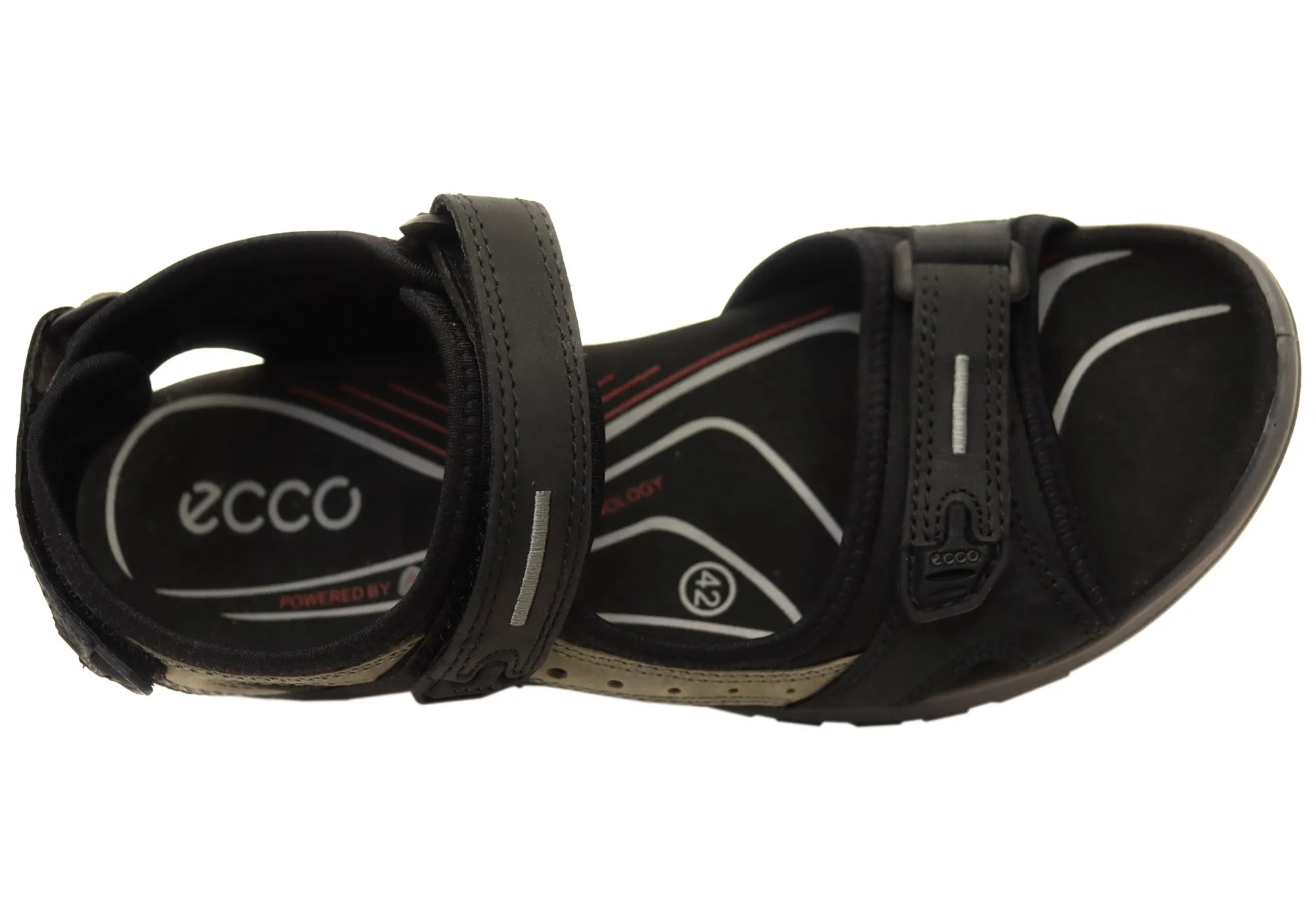 ECCO Damen Offroad Bequeme Leder Sandalen mit verstellbarer Passform ECCO Schuhe