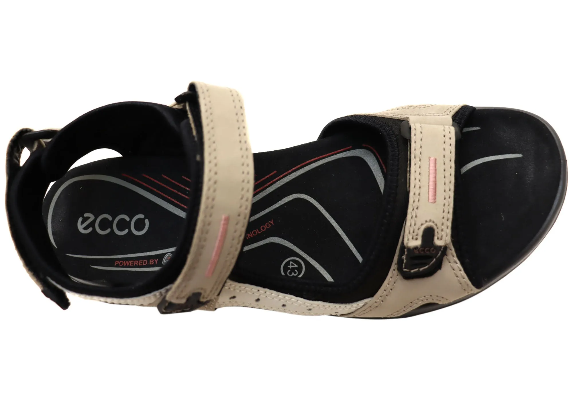 ECCO Damen Offroad Bequeme Leder Sandalen mit verstellbarer Passform ECCO Schuhe
