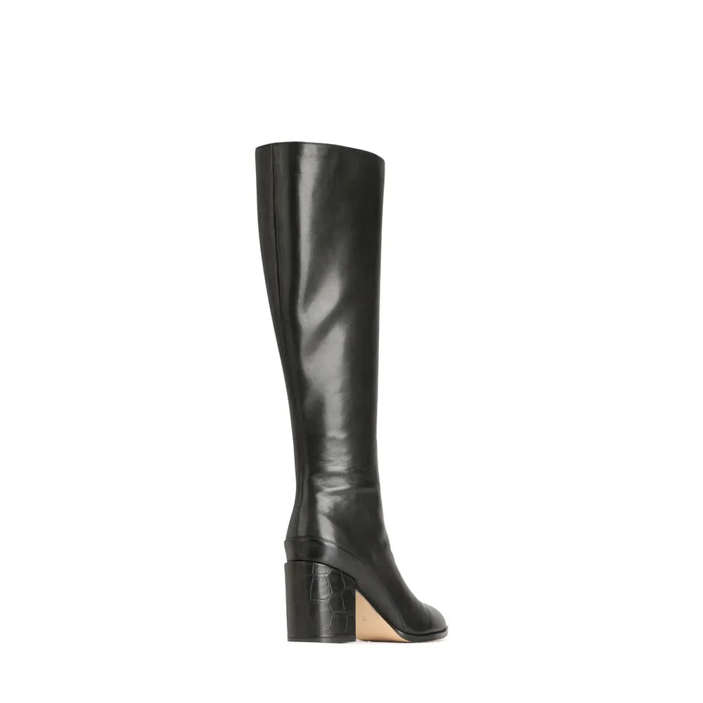 EOS Cashmere Schwarz Croc Schuhe_Eos