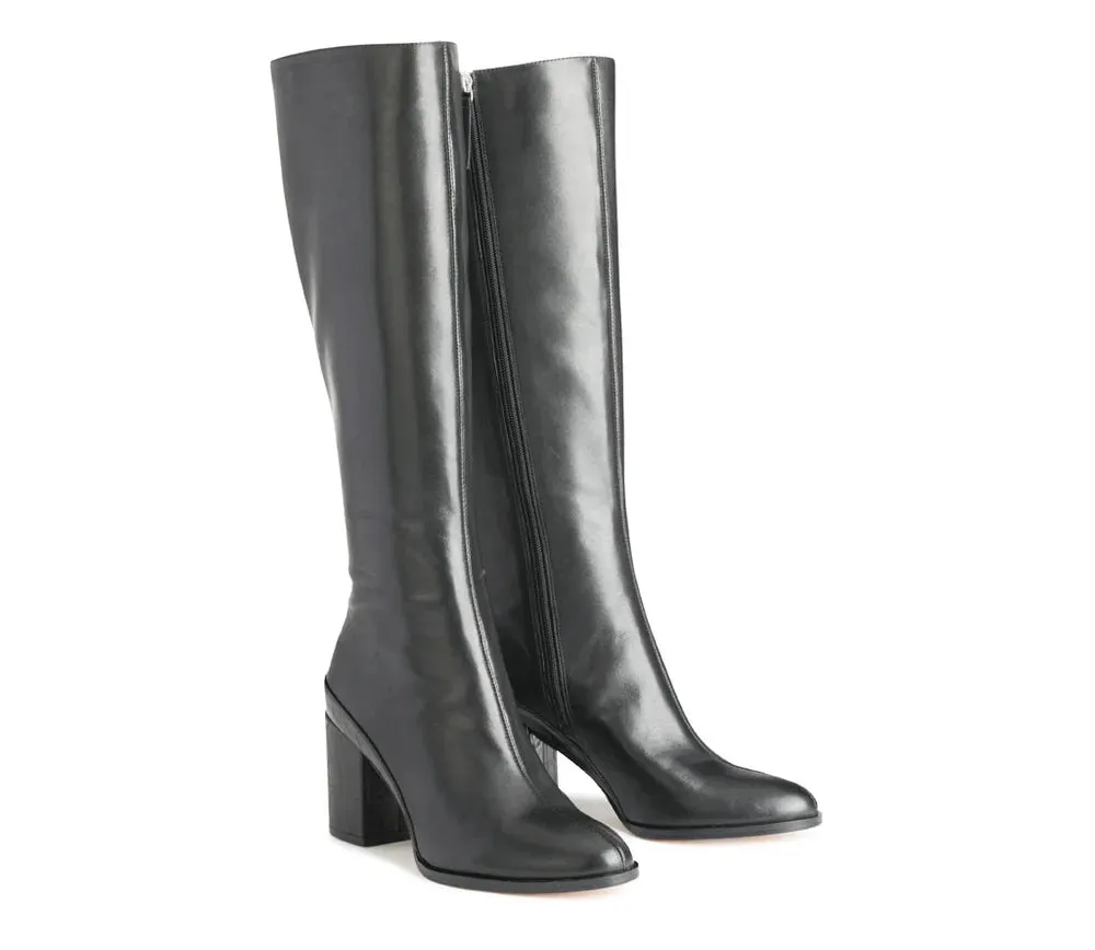 EOS Cashmere Schwarz Croc Schuhe_Eos