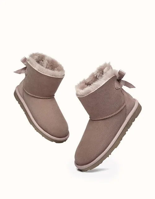 EVERAU® Mini Back Bow UGG-Schuhe