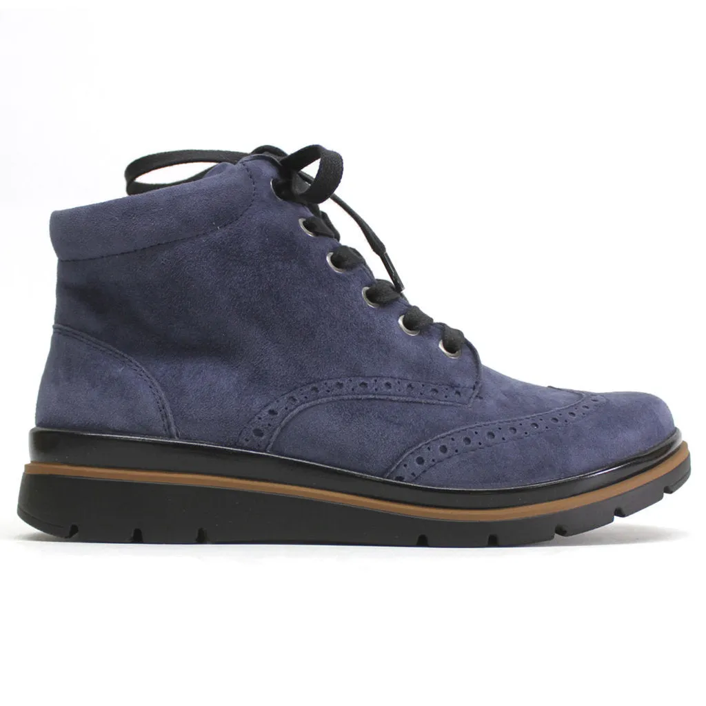 Fidelio Gallery Wildleder Damen Knöchel Brogue Stiefel