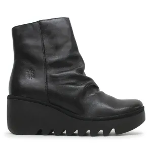 Fly London BAAN538FLY Dublin Leder Damen Schlupfstiefel