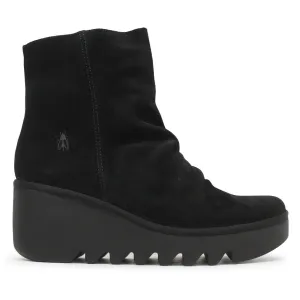 Fly London BAAN538FLY Öl Wildleder Damen Schlupfstiefel