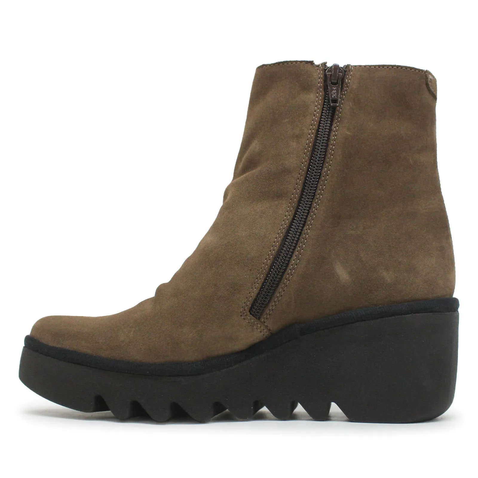 Fly London BAAN538FLY Öl Wildleder Damen Schlupfstiefel