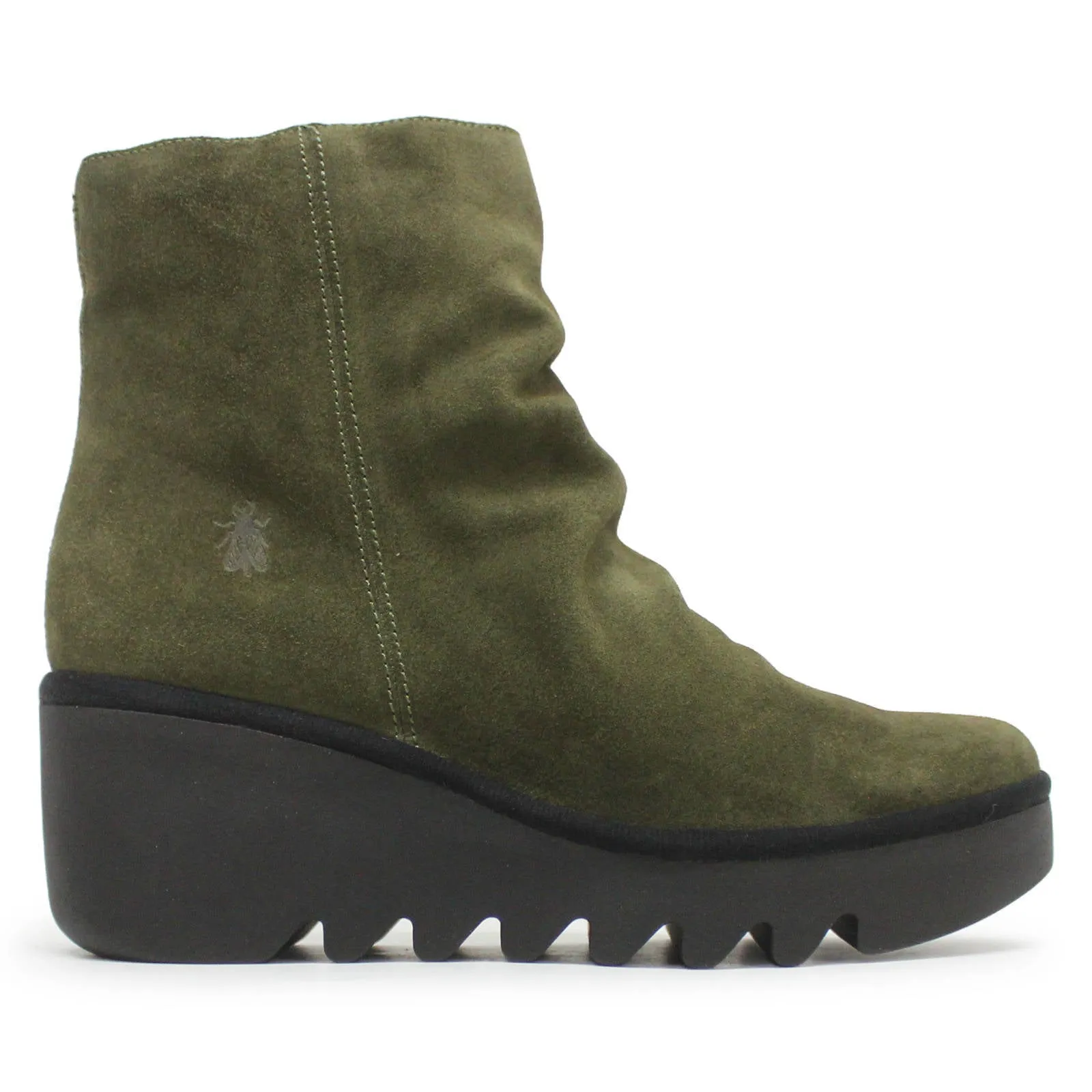 Fly London BAAN538FLY Öl Wildleder Damen Schlupfstiefel