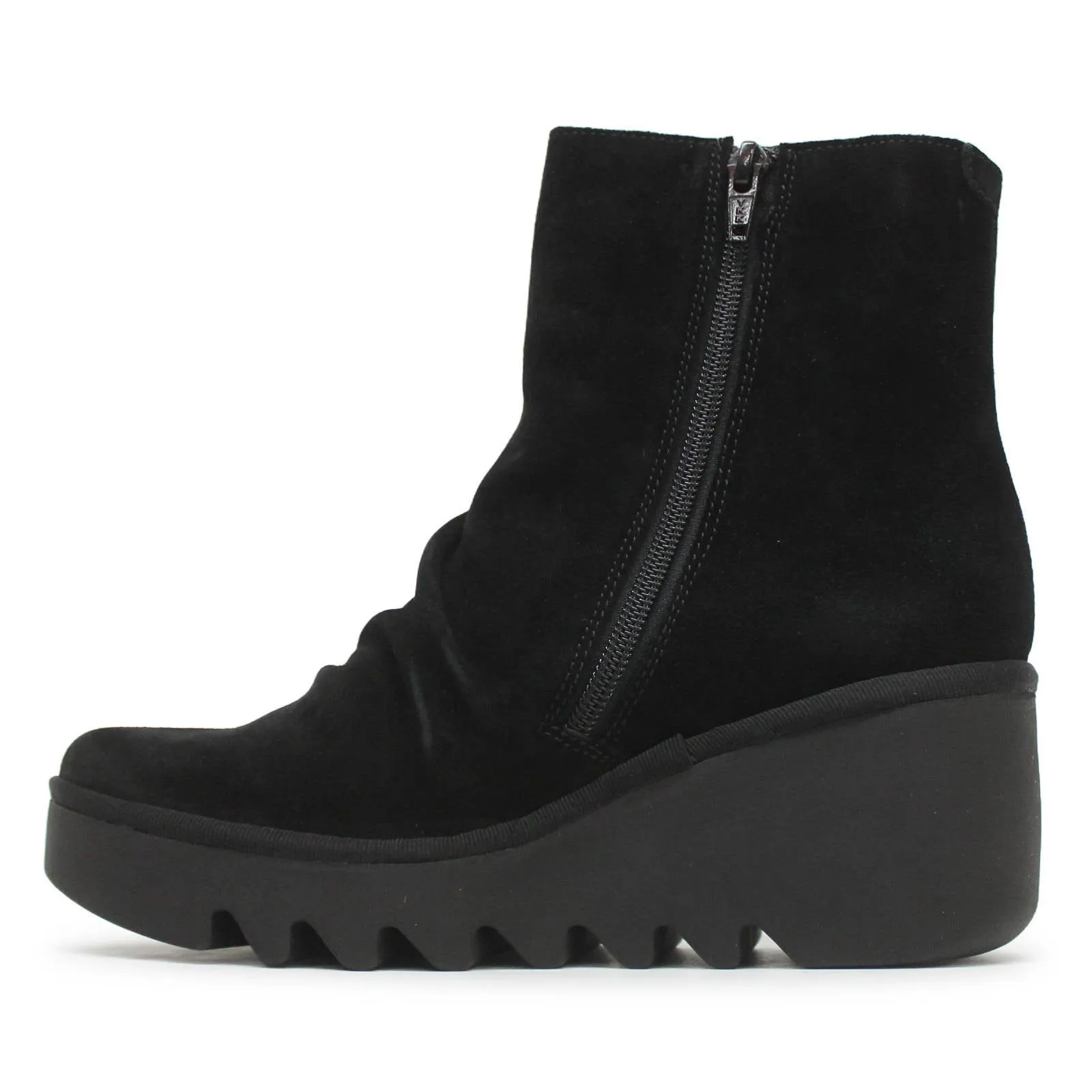 Fly London BAAN538FLY Öl Wildleder Damen Schlupfstiefel