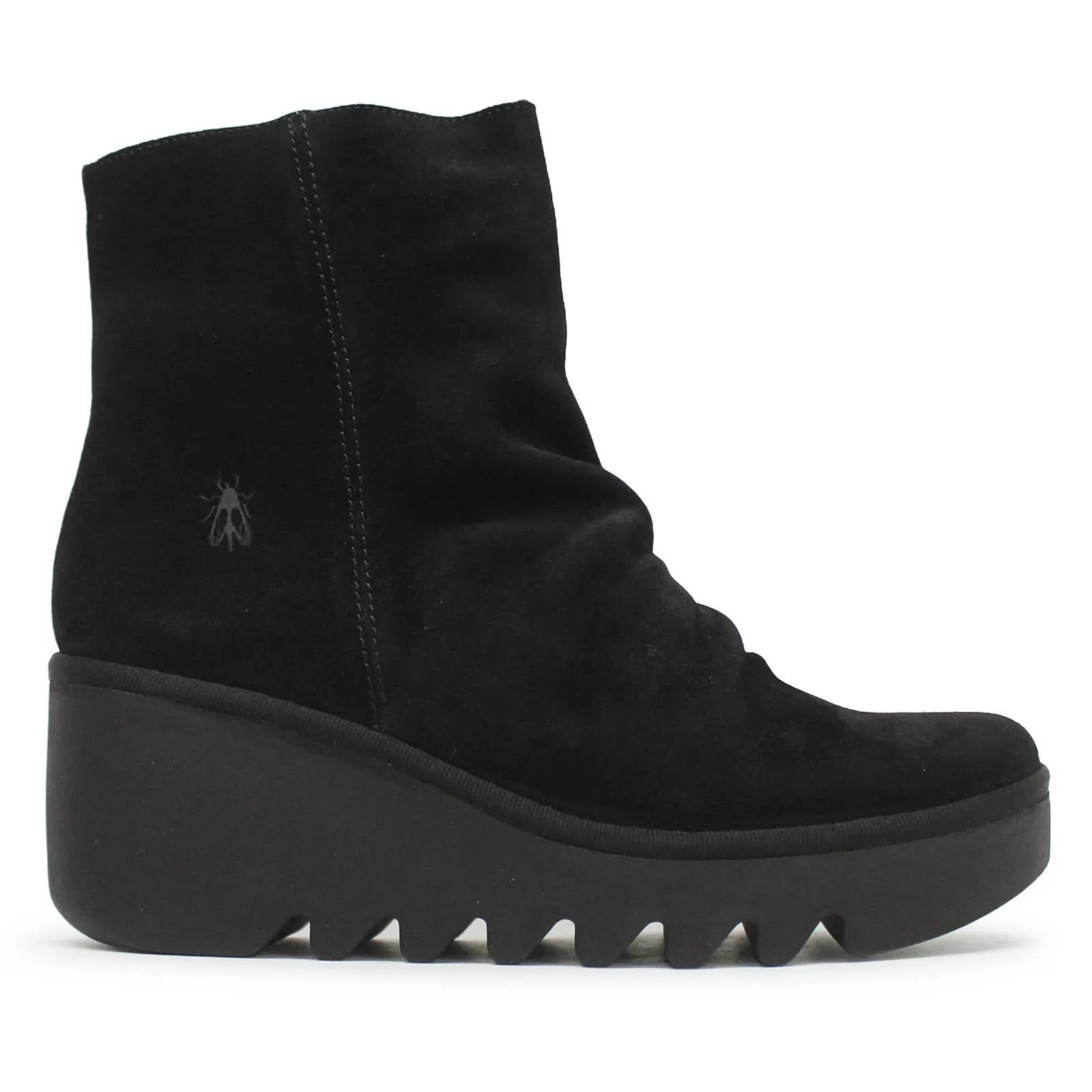Fly London BAAN538FLY Öl Wildleder Damen Schlupfstiefel