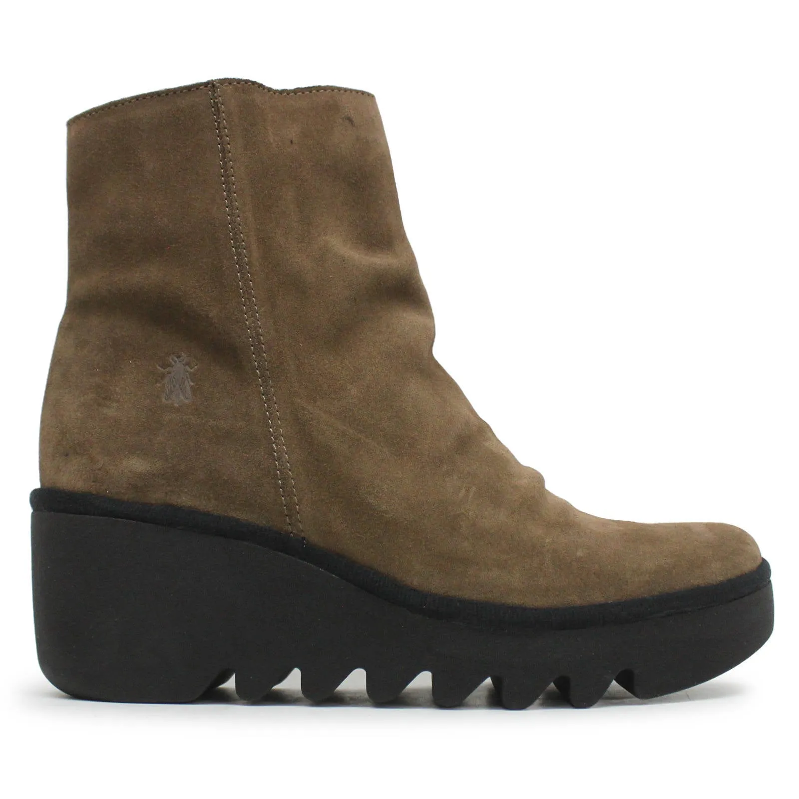 Fly London BAAN538FLY Öl Wildleder Damen Schlupfstiefel