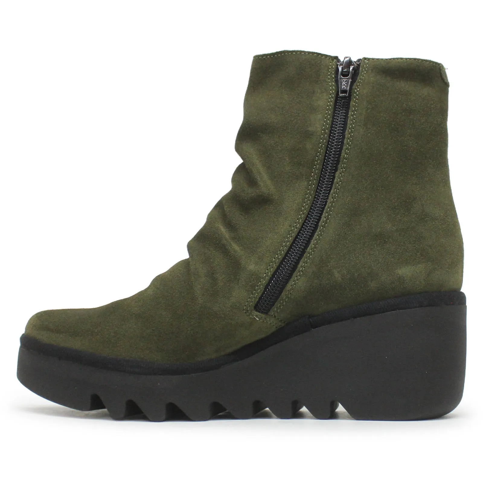 Fly London BAAN538FLY Öl Wildleder Damen Schlupfstiefel