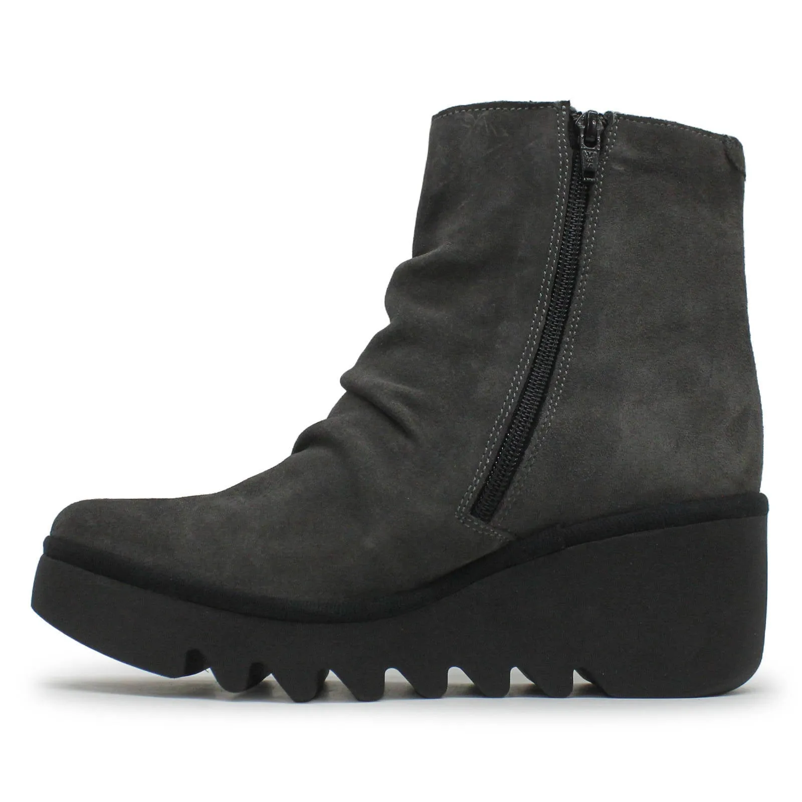 Fly London BAAN538FLY Öl Wildleder Damen Schlupfstiefel