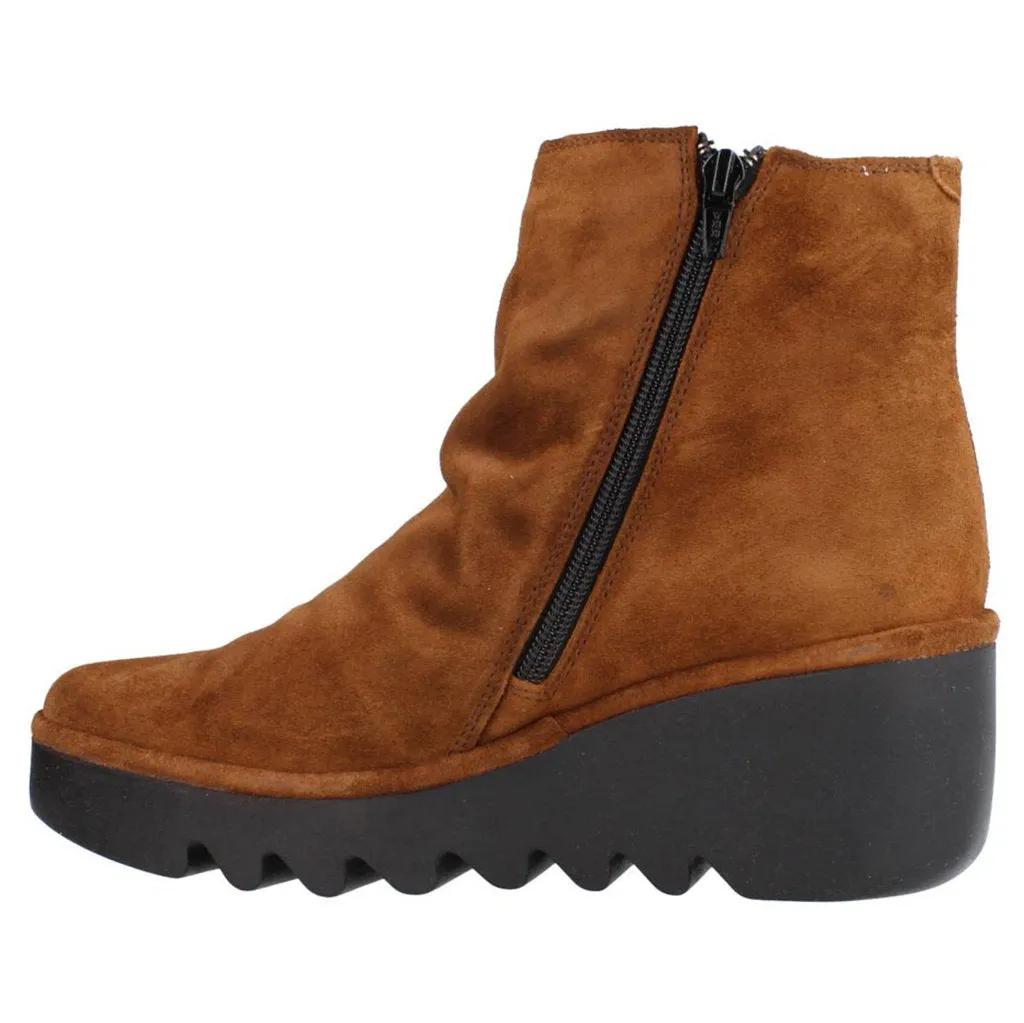Fly London Brom344Fly Wildleder Stiefeletten mit Reißverschluss für Damen