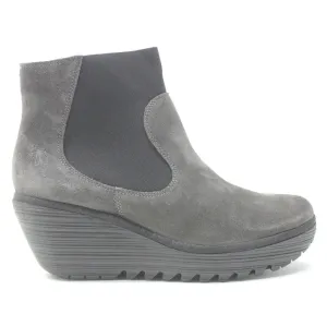 Fly London Yade398Fly Suede Damen Keilabsatz Stiefeletten
