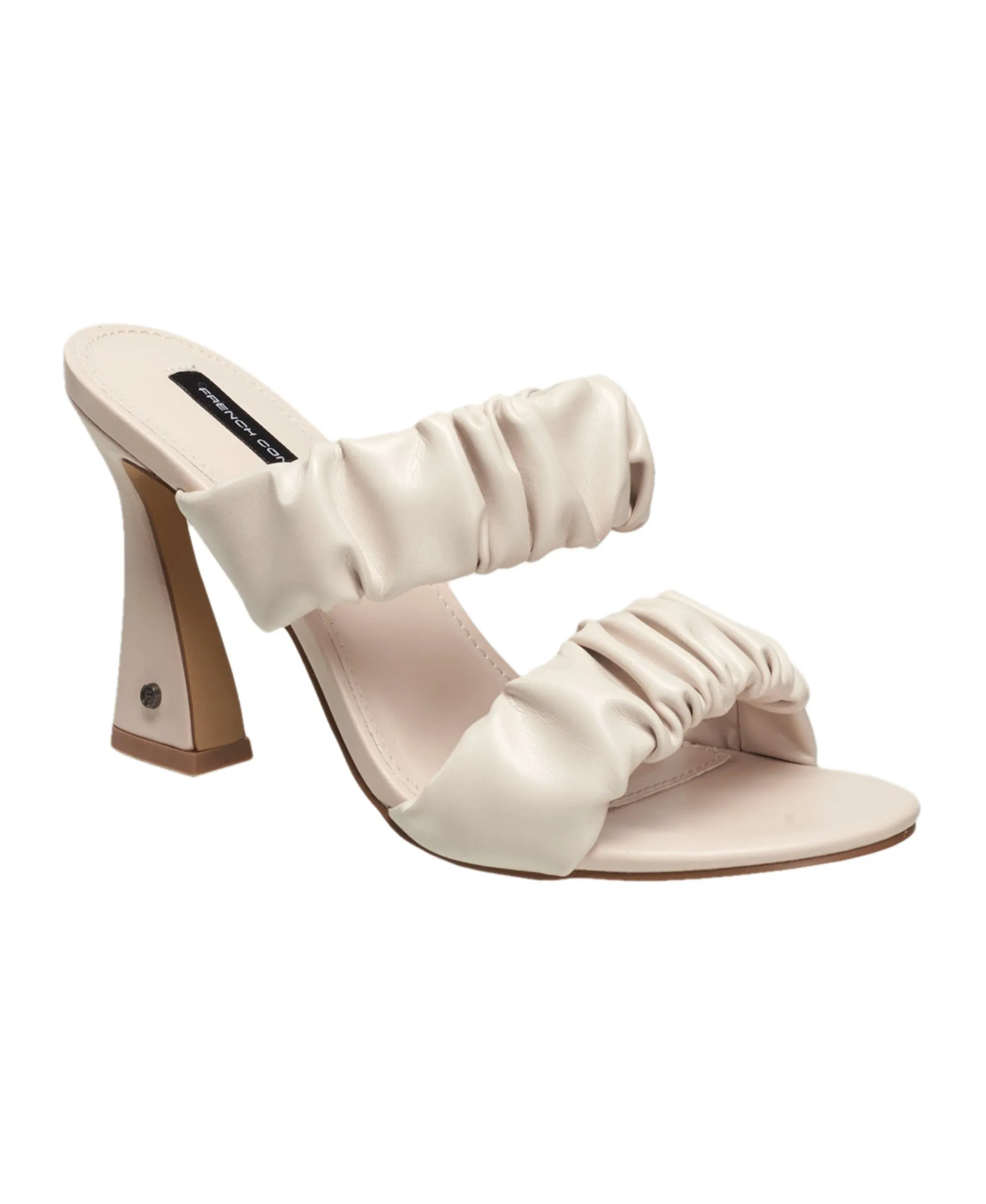 French Connection Damen Kristall Rüschen Absatz Sandale Hey Dude Schuhe