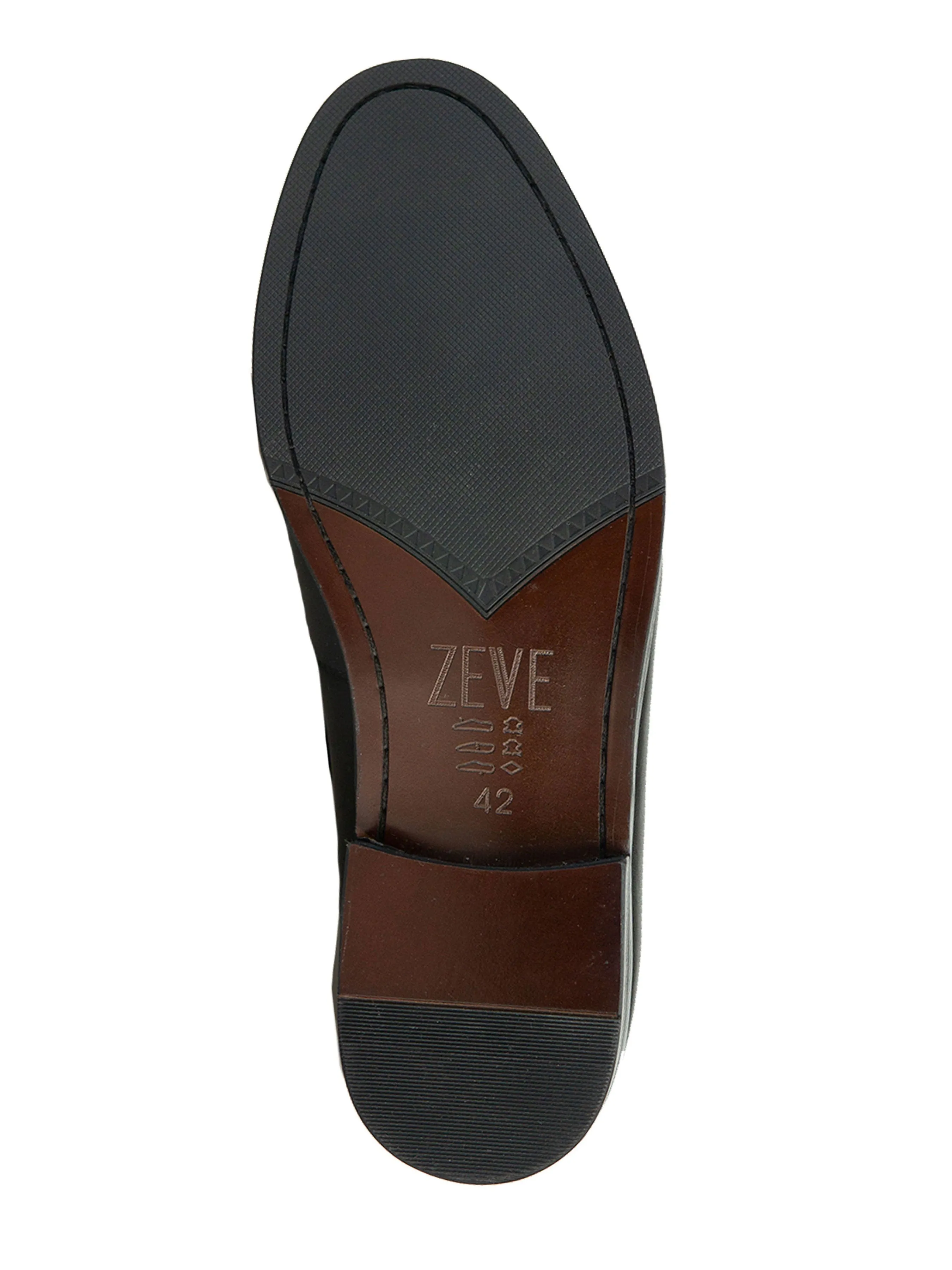 Fringe Classic Loafer - Cognacfarben mit Quaste (Handbemalte Patina)