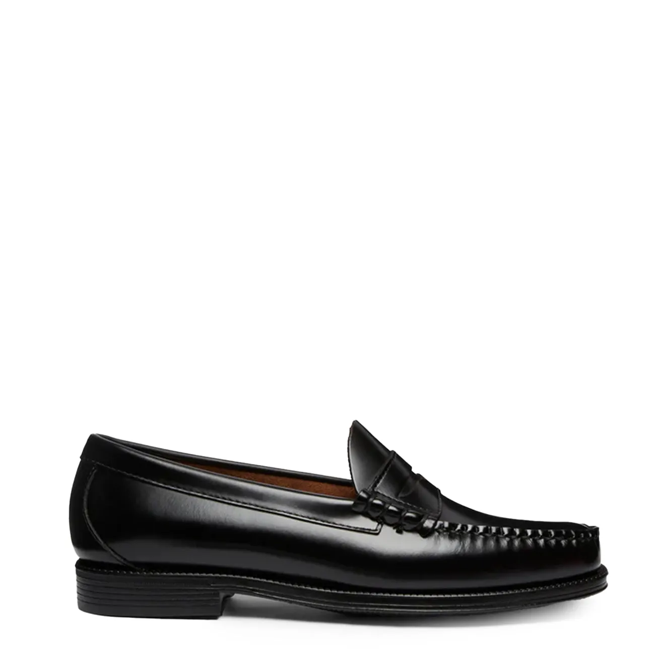 G.H Bass Weejun II Larson Moc Penny Schwarz Leder