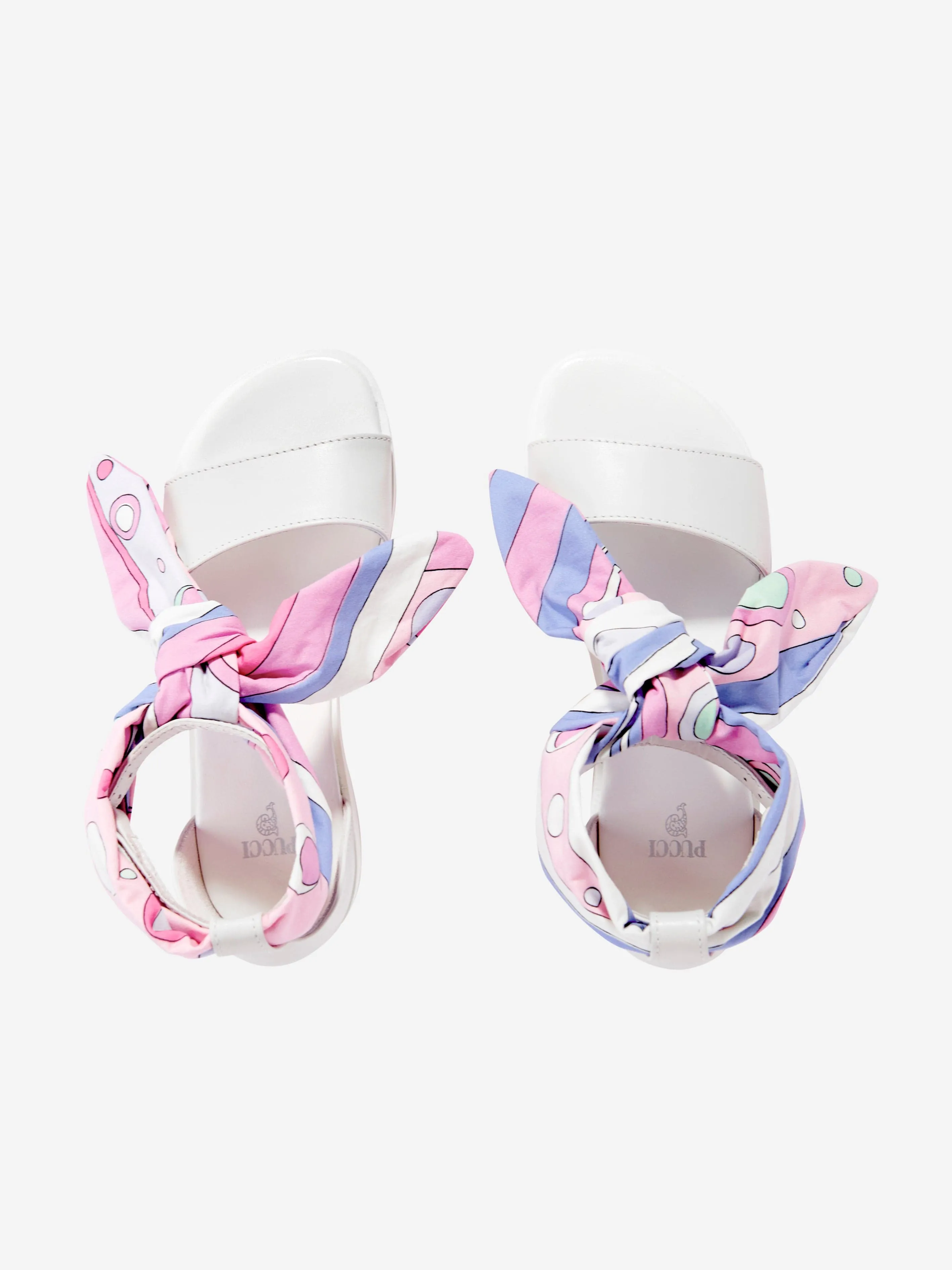 Mädchen Leder Fontane Sandalen in Elfenbein