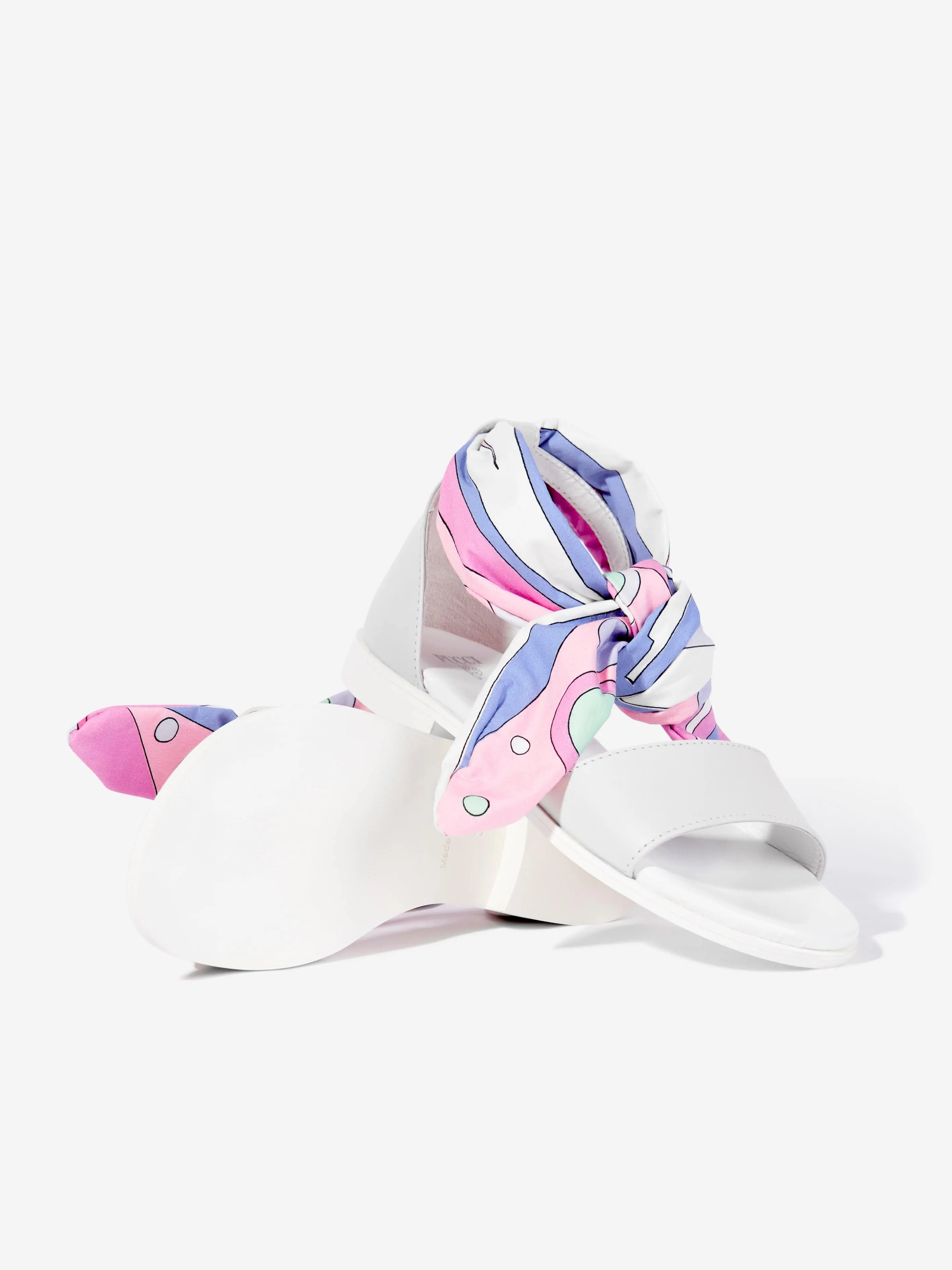 Mädchen Leder Fontane Sandalen in Elfenbein