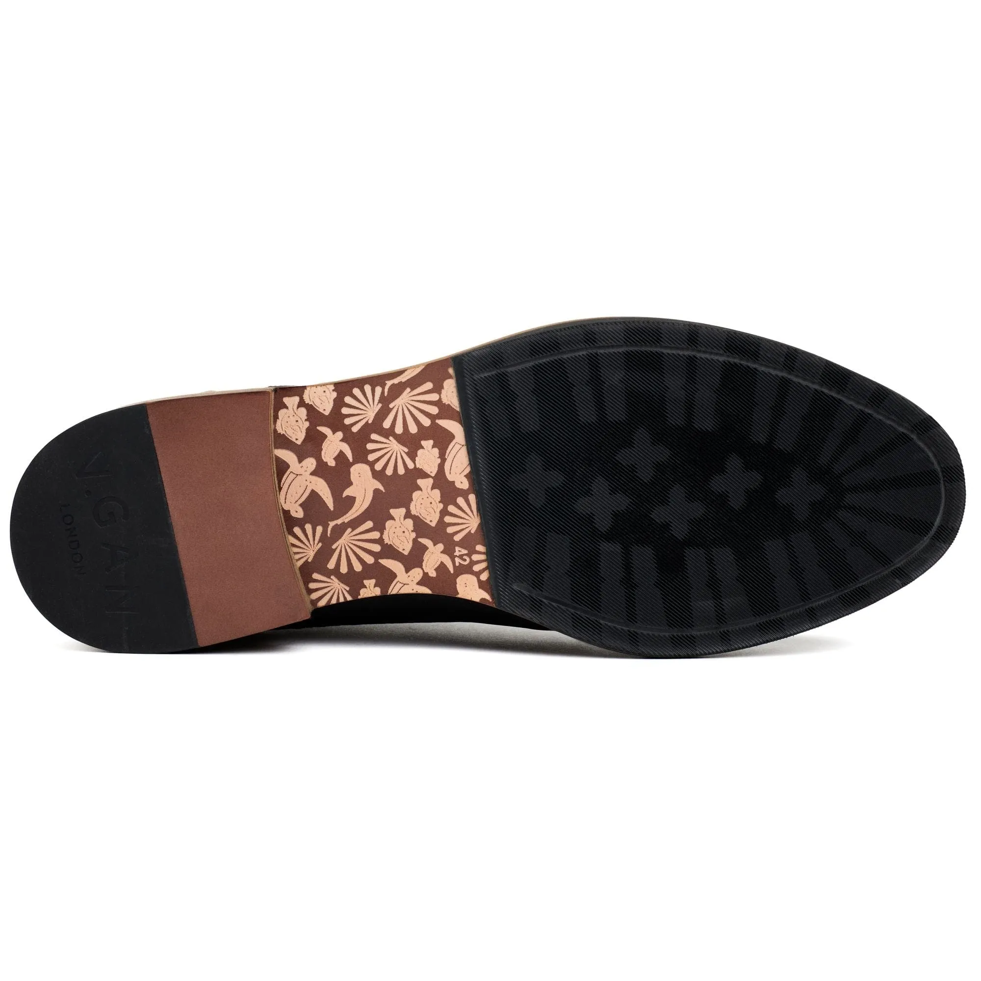 Goji 2 Herren Chukka-Stiefel aus veganem Leder | Schwarz