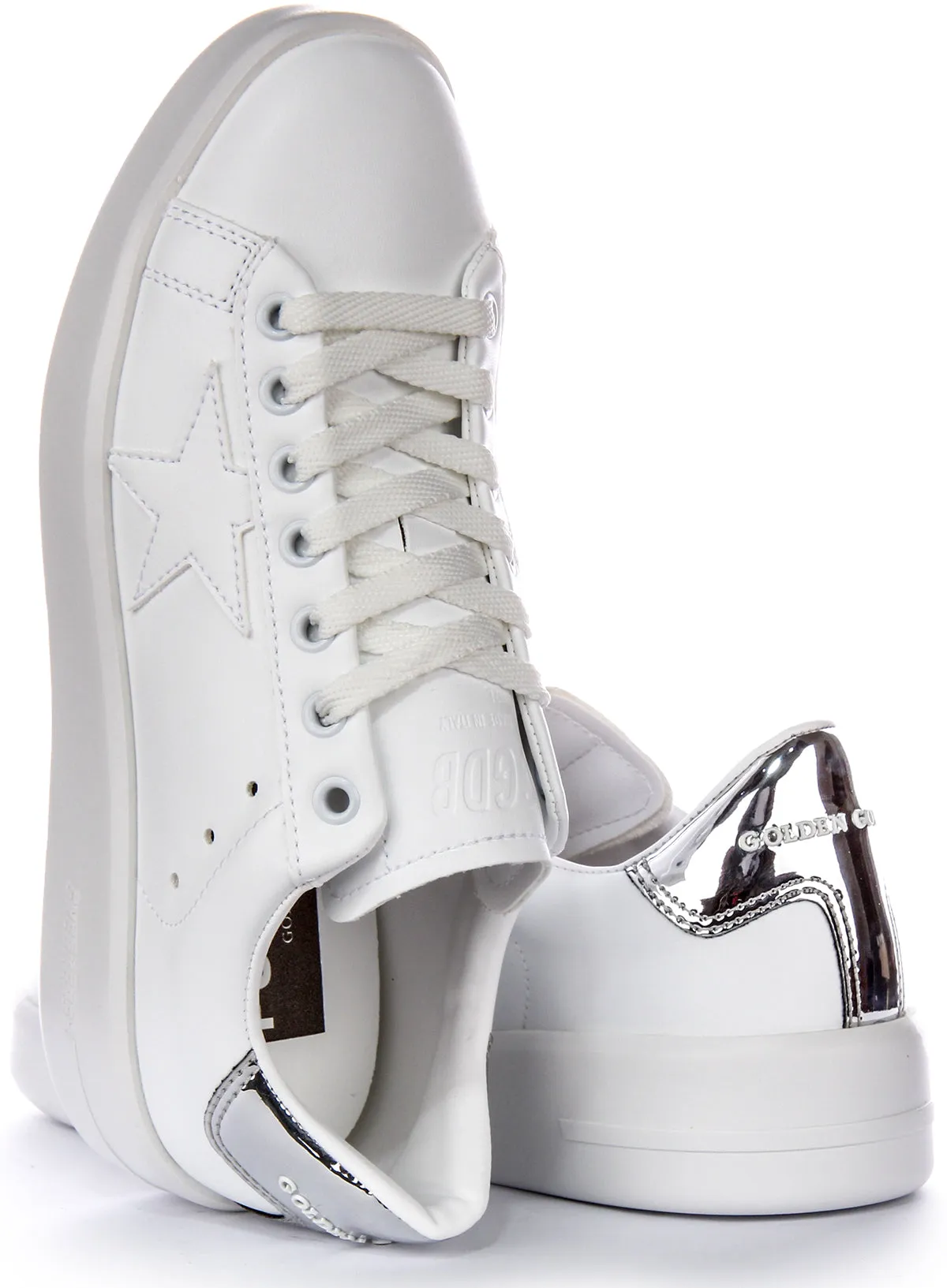 Golden Goose Pure Star Neu in Weiß Weiß Damenschuhe Golden Goose