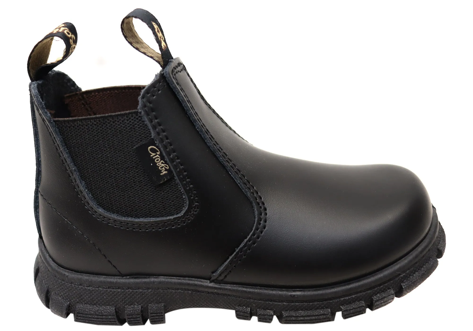 Grosby Ranch Junior Kinder/Jugendliche Stiefel aus Leder Grosby Schuhe