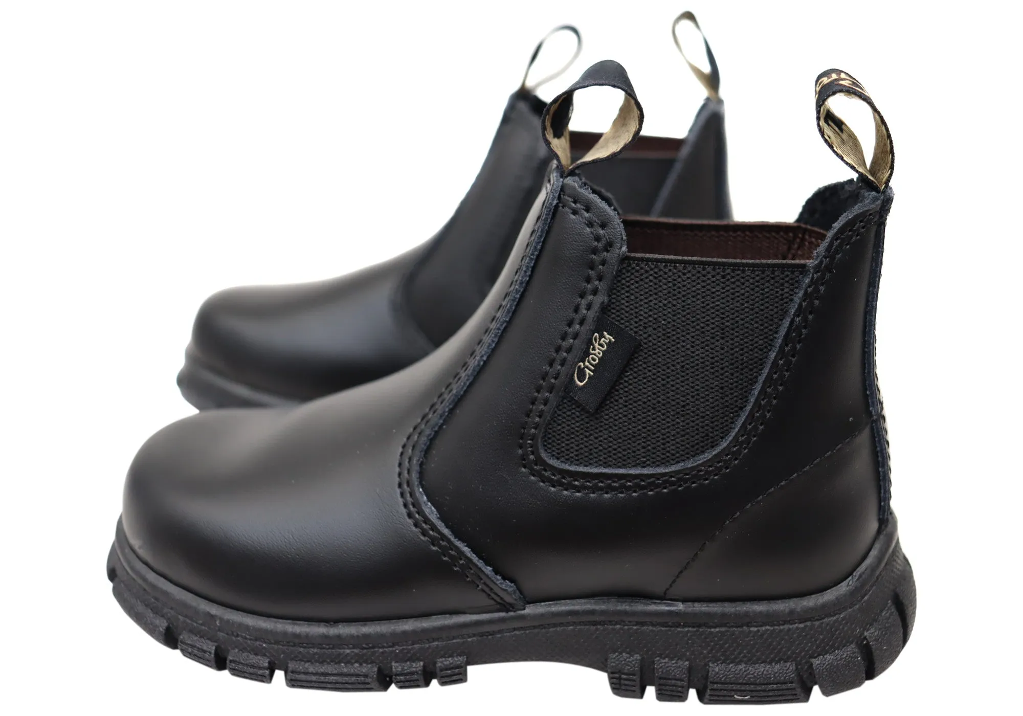 Grosby Ranch Junior Kinder/Jugendliche Stiefel aus Leder Grosby Schuhe