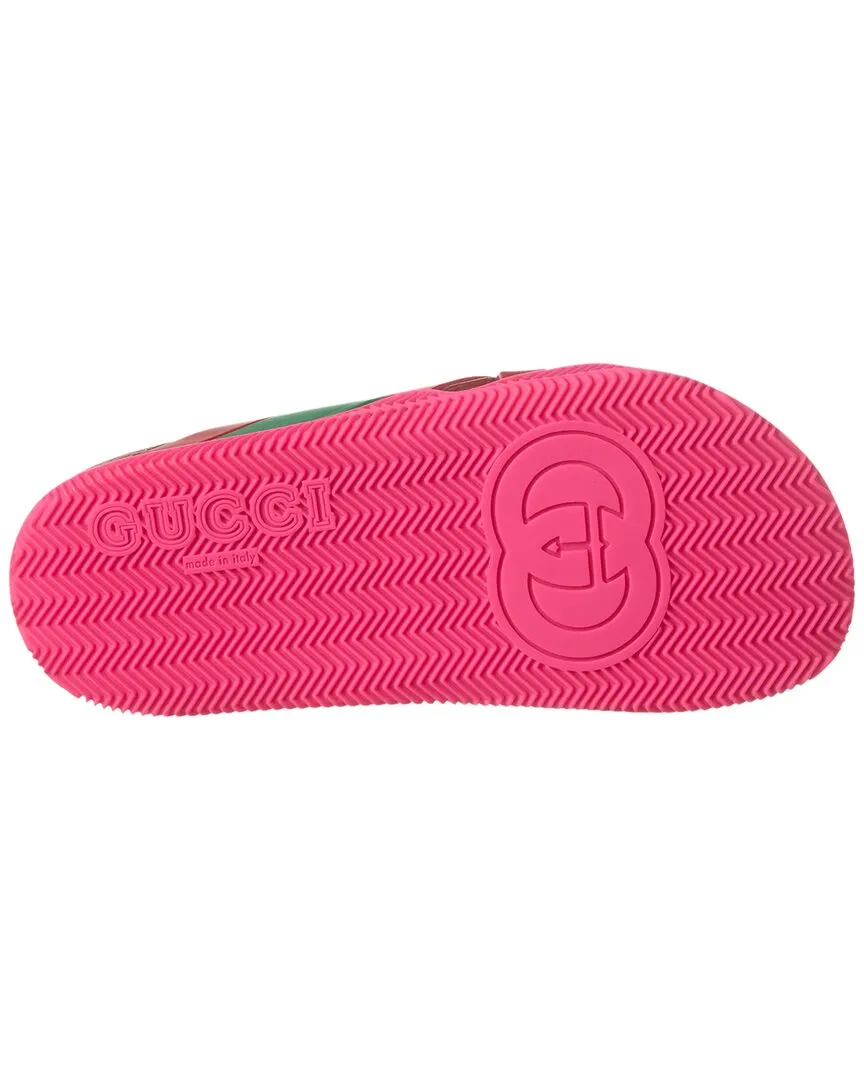 Gucci Web Crossover Gummisandale Hey Dude Schuhe