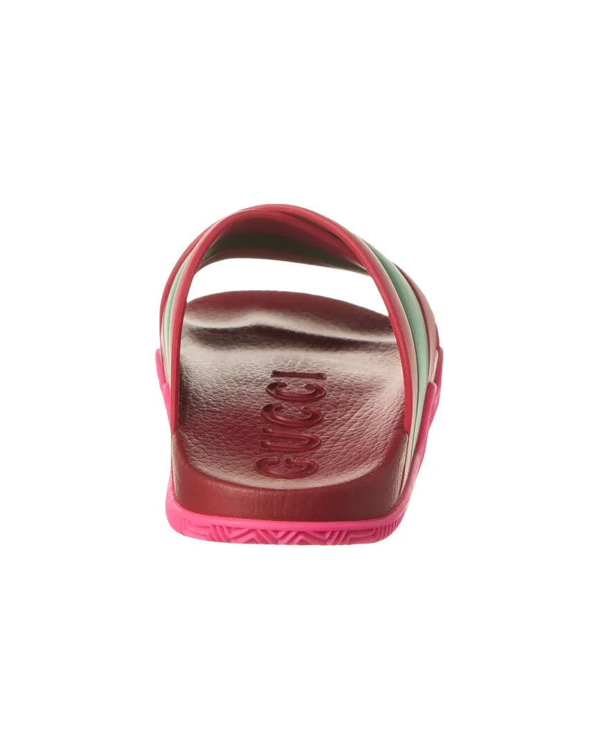 Gucci Web Crossover Gummisandale Hey Dude Schuhe