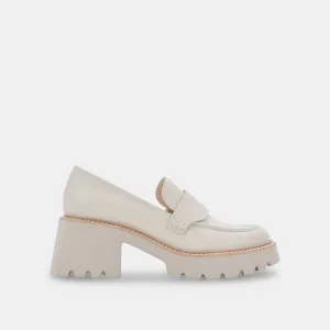 HALONA LOAFERS ELFENBEIN LEDER - re:vita