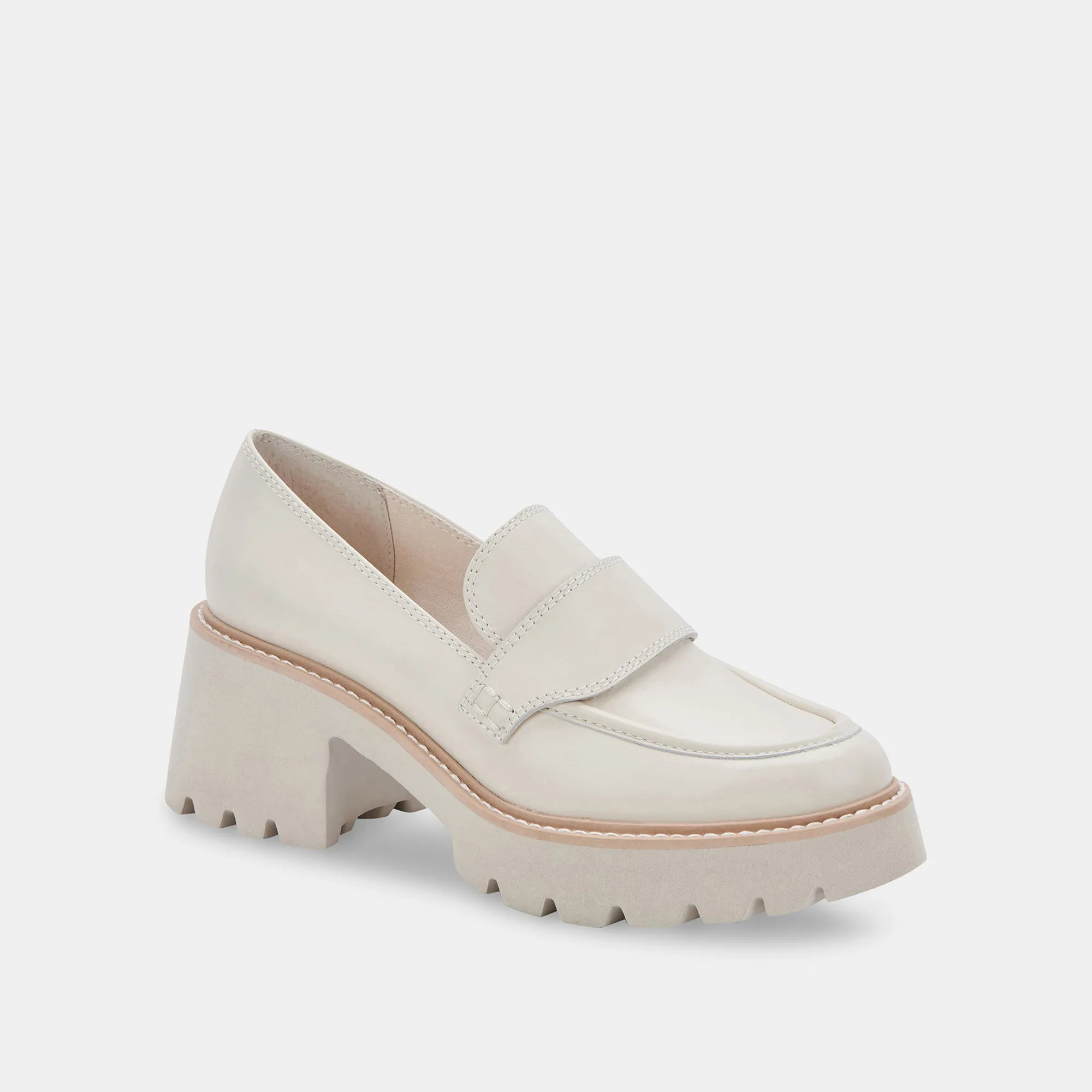 HALONA LOAFERS ELFENBEIN LEDER - re:vita