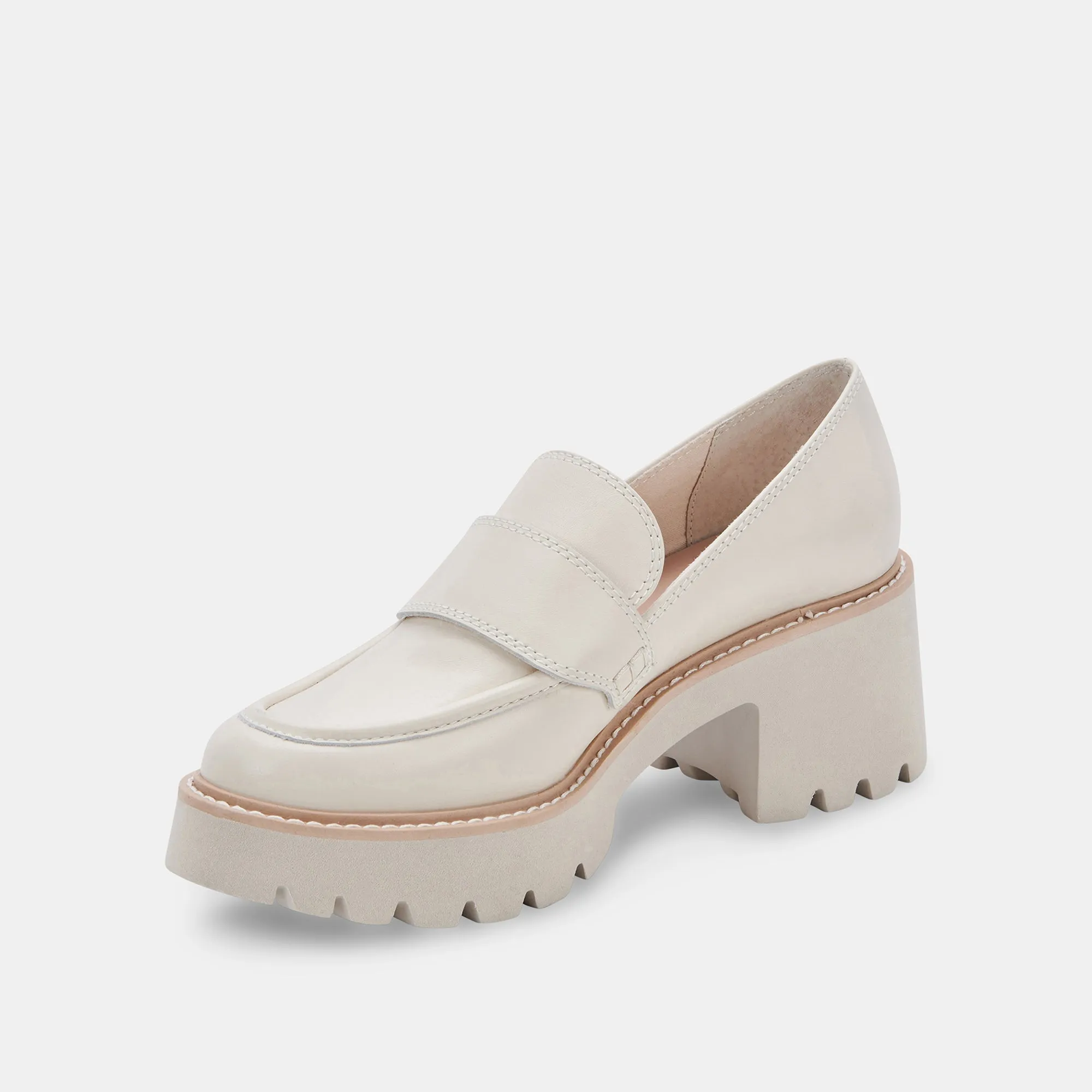 HALONA LOAFERS ELFENBEIN LEDER - re:vita