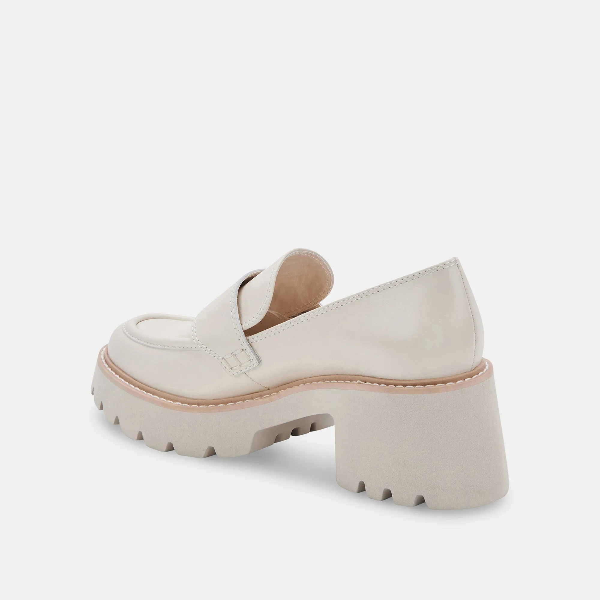 HALONA LOAFERS ELFENBEIN LEDER - re:vita