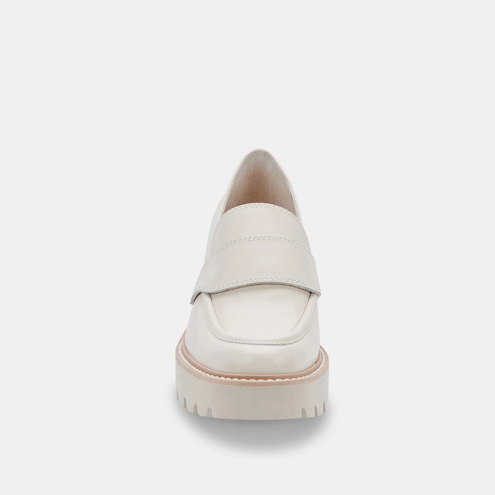 HALONA LOAFERS ELFENBEIN LEDER - re:vita