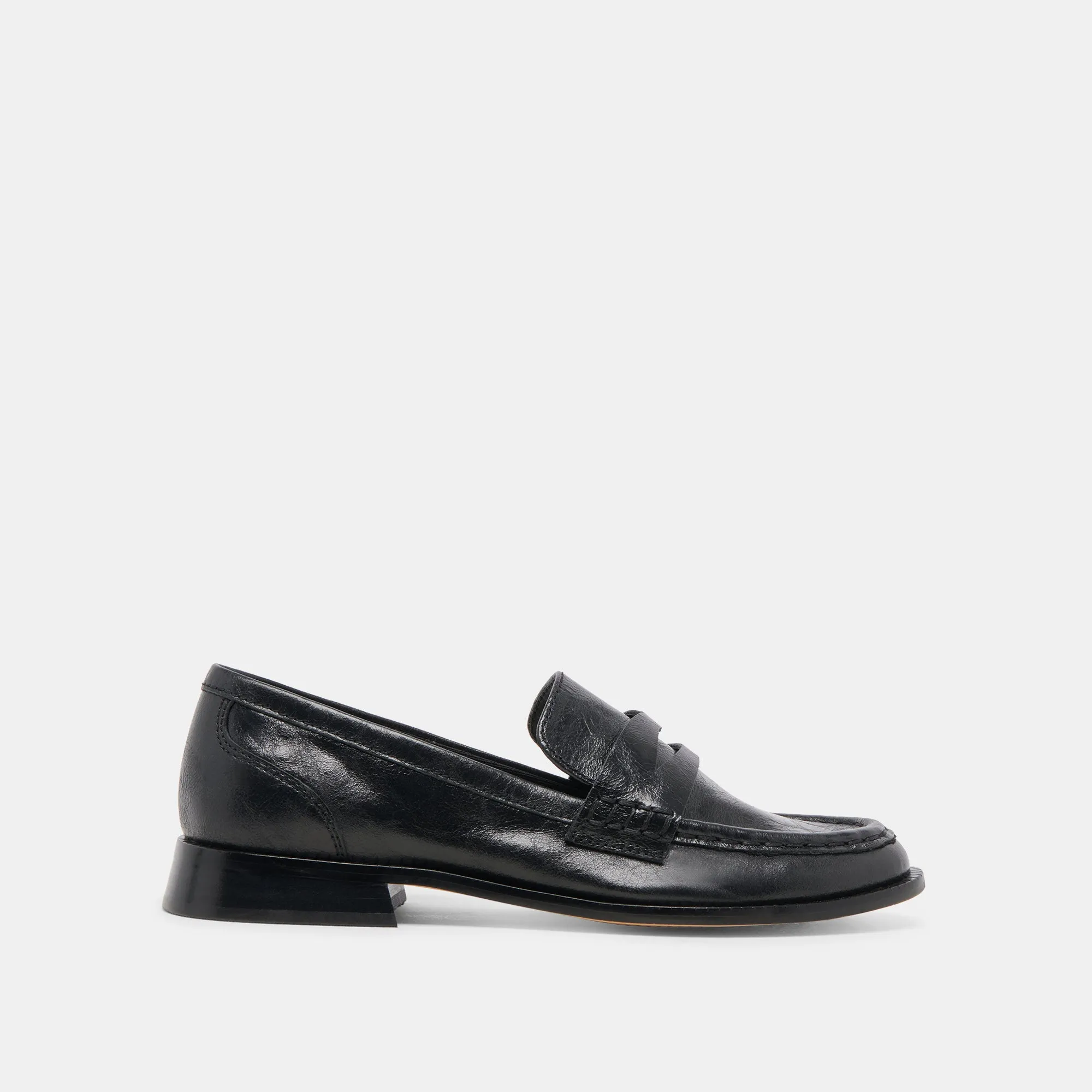 HILLY LOAFERS SCHWARZES LEDER