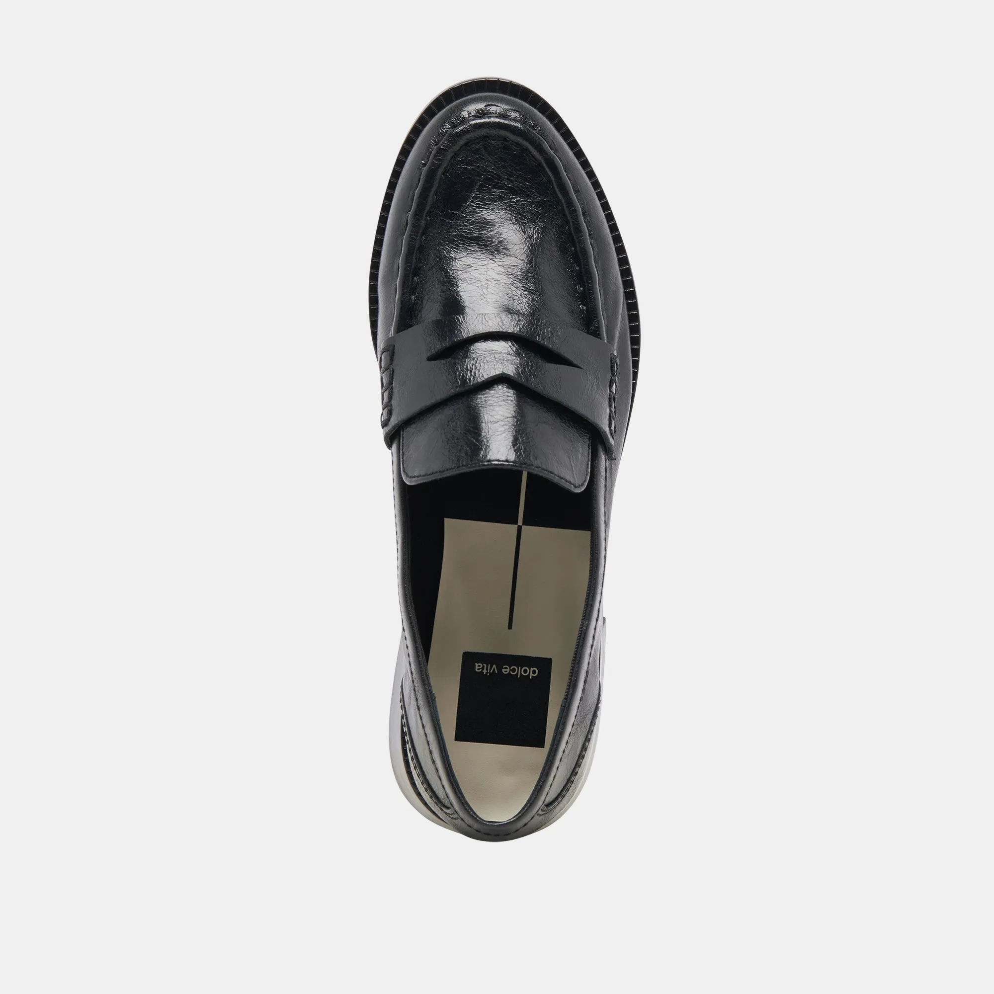 HILLY LOAFERS SCHWARZES LEDER