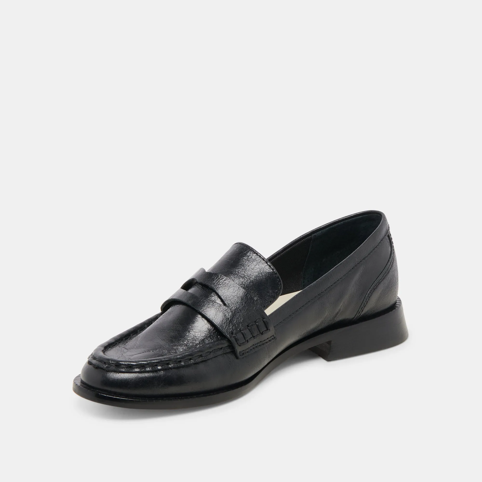 HILLY LOAFERS SCHWARZES LEDER