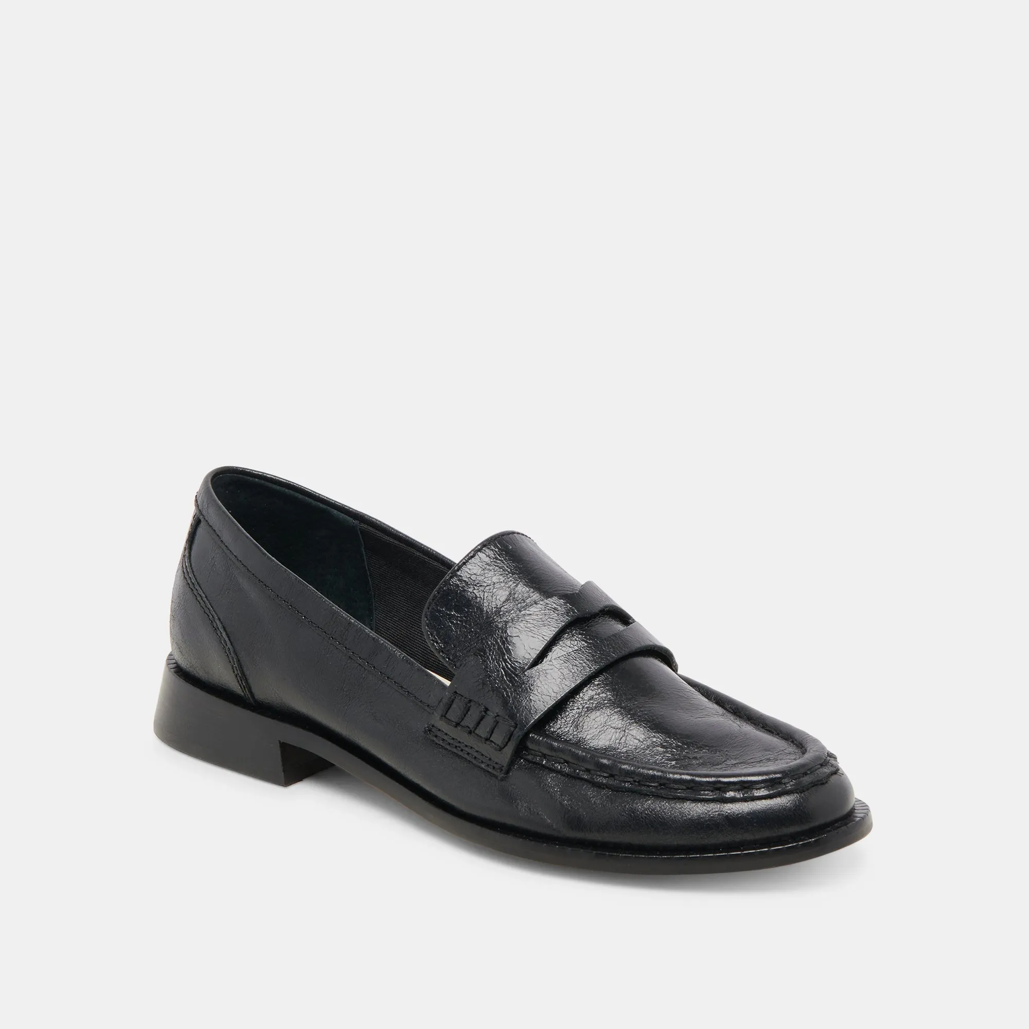 HILLY LOAFERS SCHWARZES LEDER