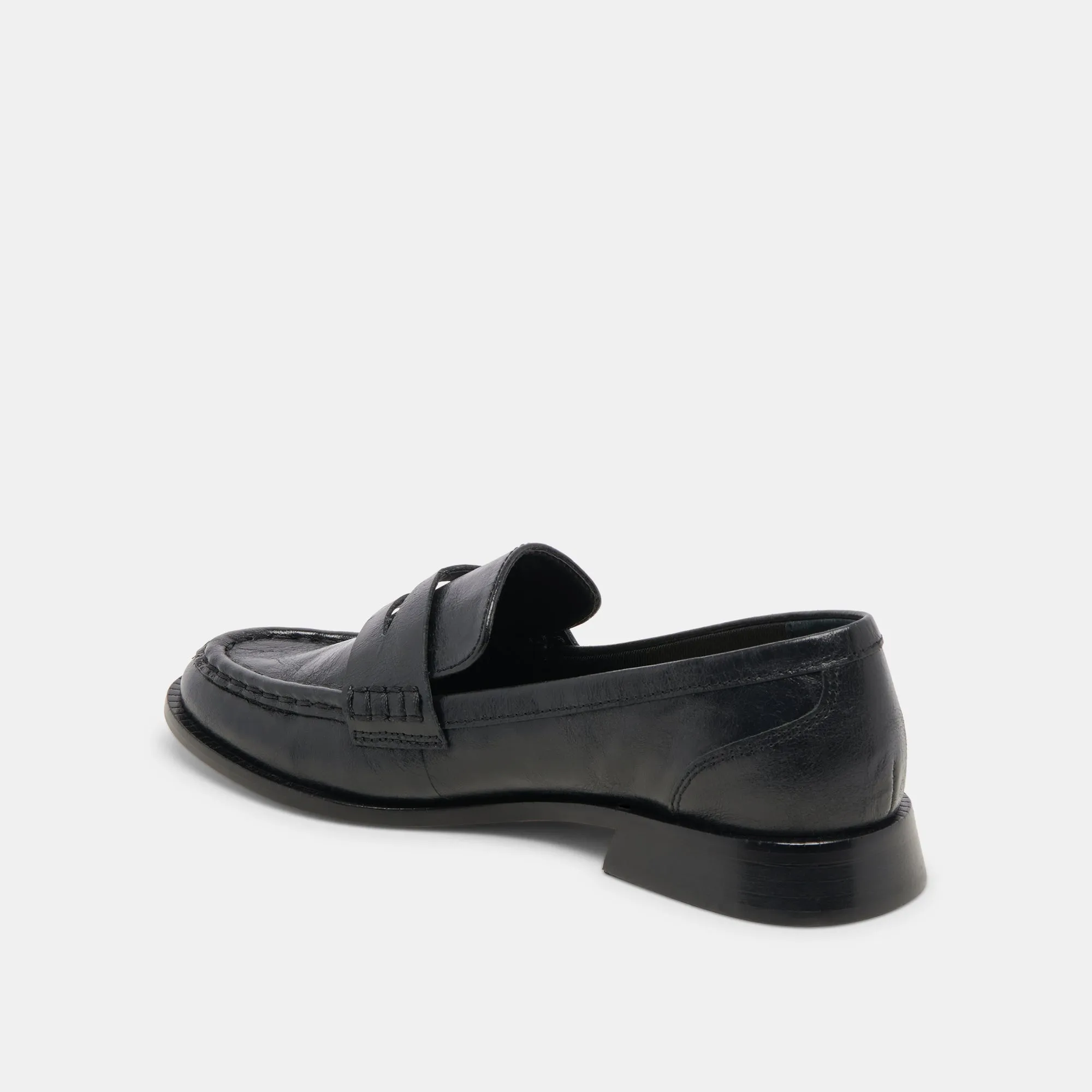 HILLY LOAFERS SCHWARZES LEDER