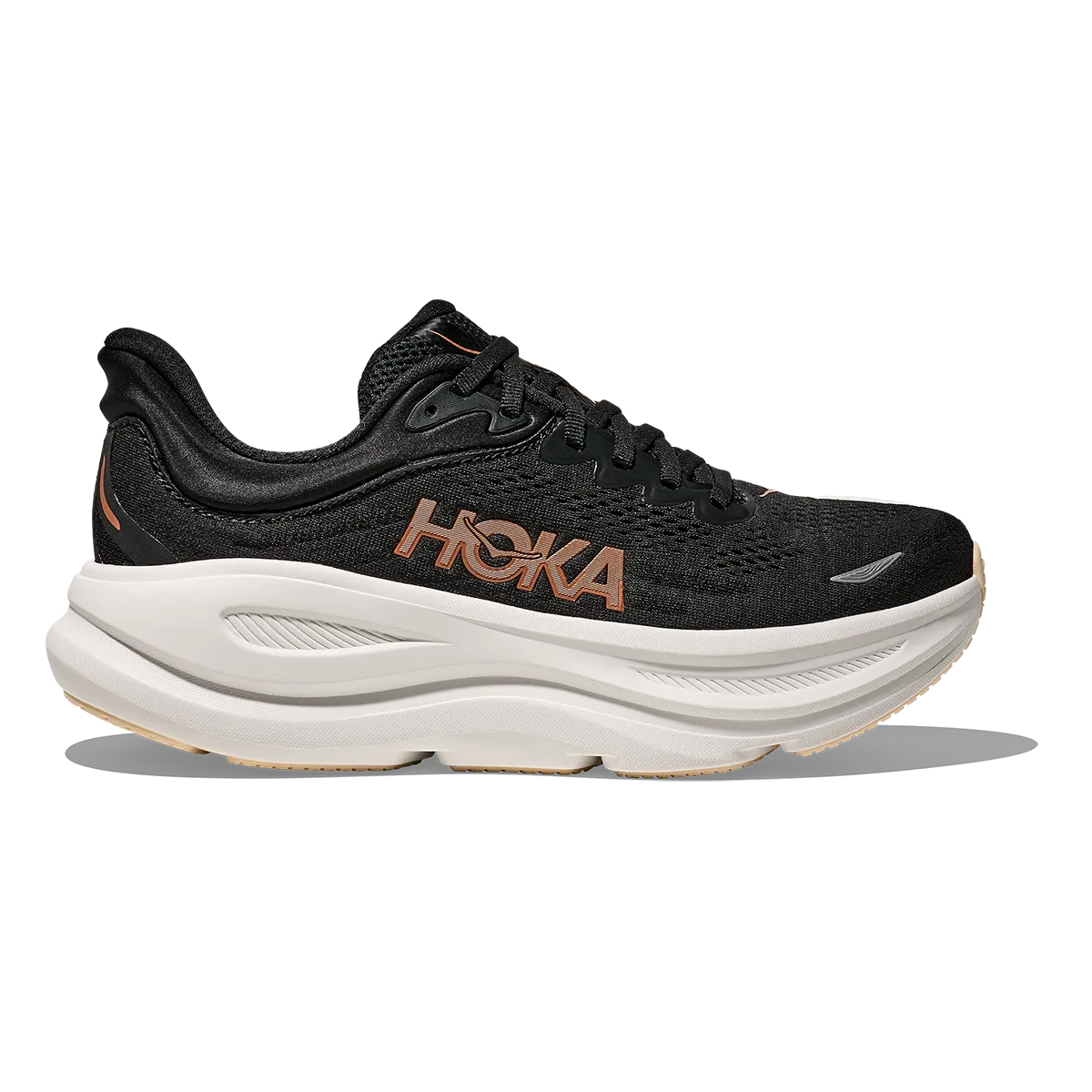 Hoka Bondi 9 Schwarz - Roségold
