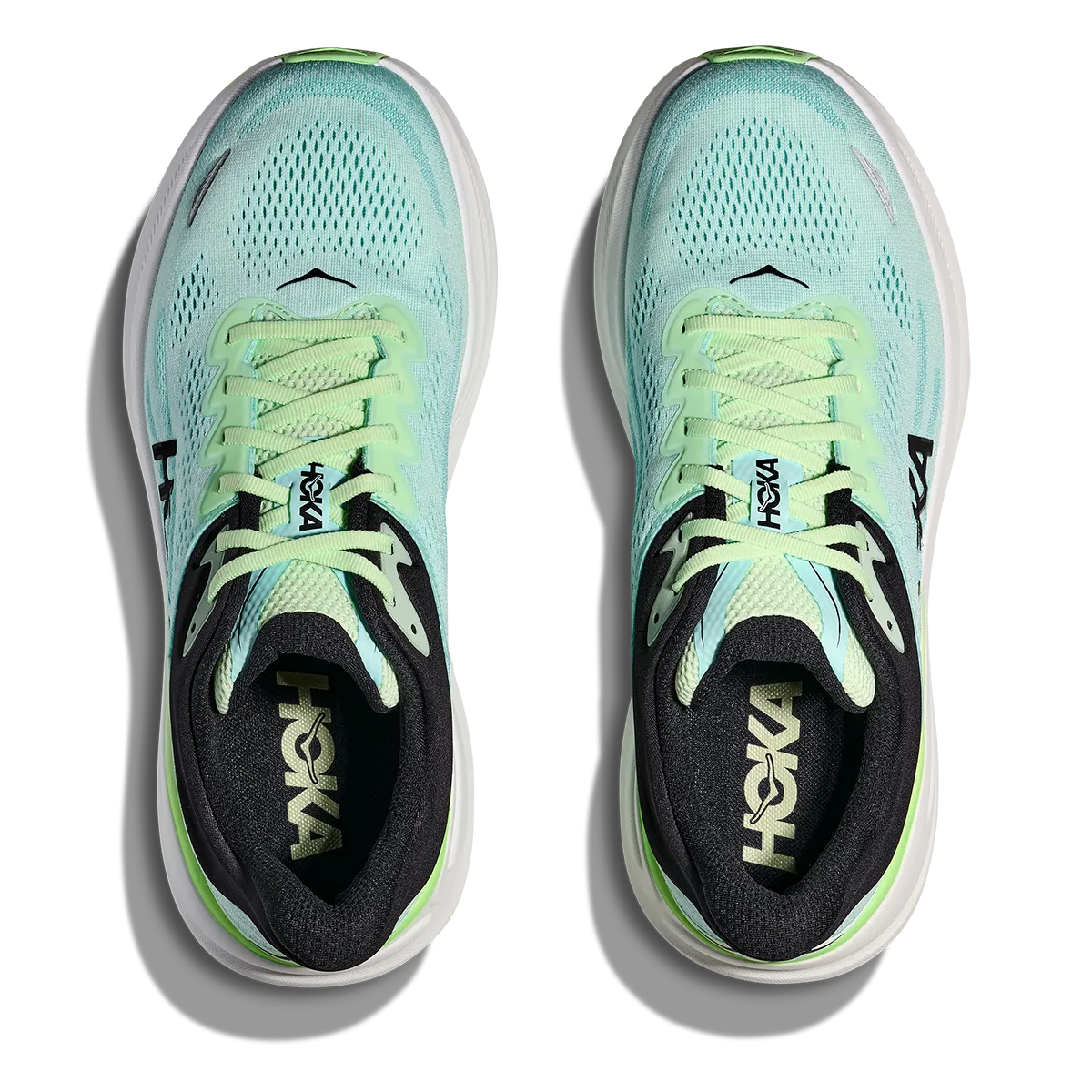 Hoka Bondi 9 Luna Moth - Blauer Funke