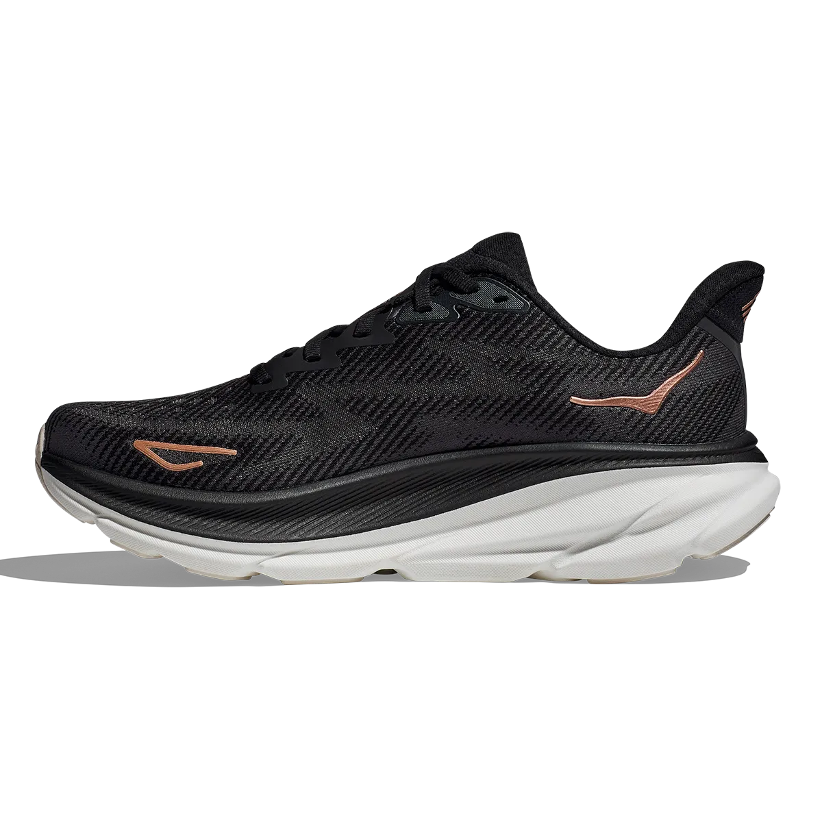 Hoka Clifton 9 - Schwarz - Roségold