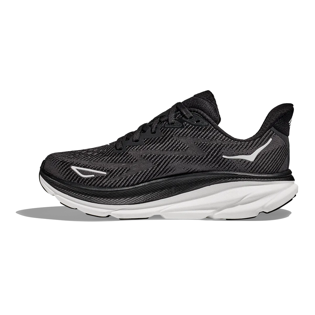 Hoka Clifton 9 - Schwarz - Weiß