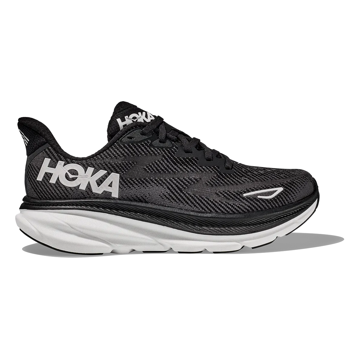 Hoka Clifton 9 - Schwarz - Weiß