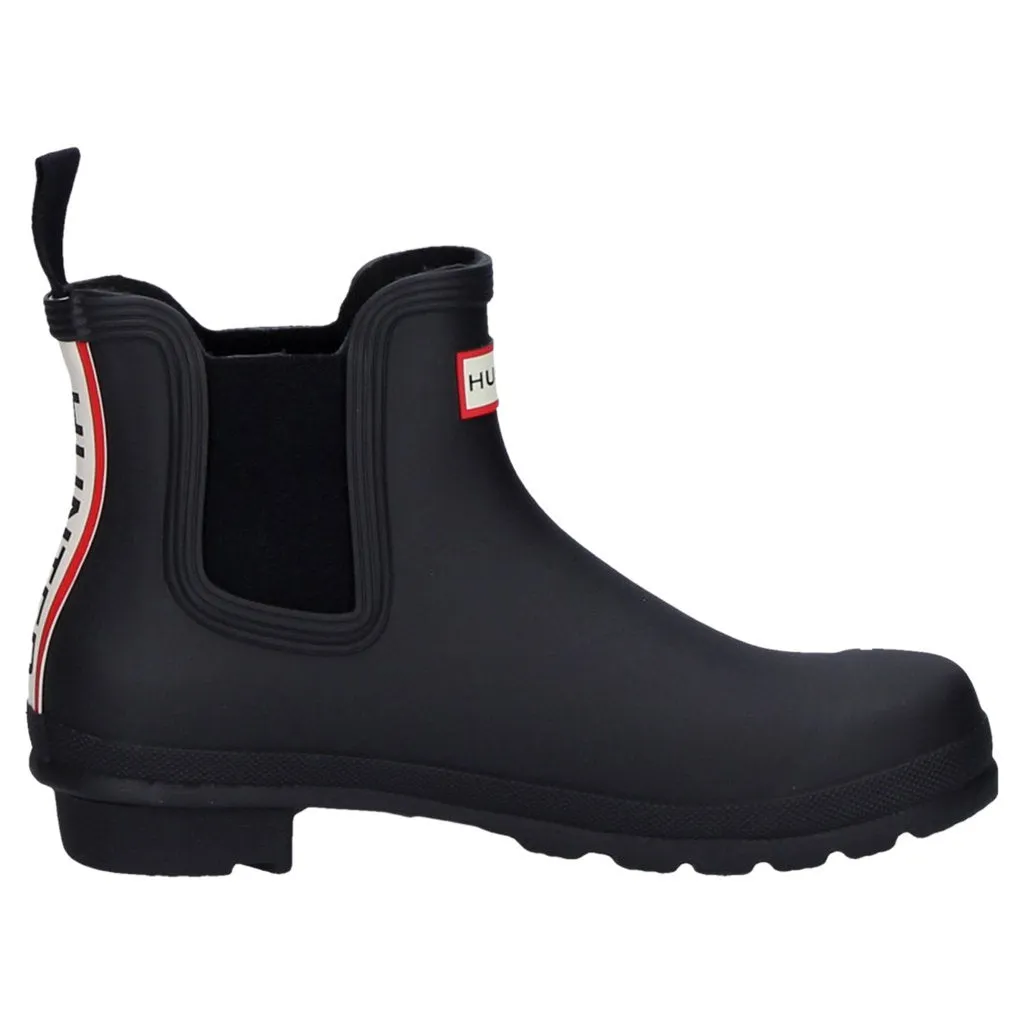 Hunter Original Chelsea Tri Colour Logo Backstrap Gummistiefel für Damen