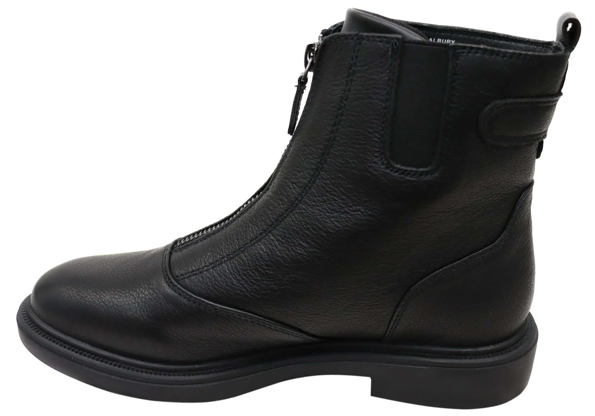 Hush Puppies Albury Damen Bequeme Leder Knöchelstiefel Hush Puppies Schuhe