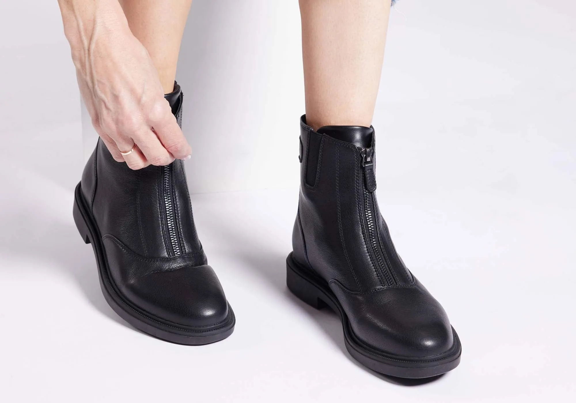 Hush Puppies Albury Damen Bequeme Leder Knöchelstiefel Hush Puppies Schuhe